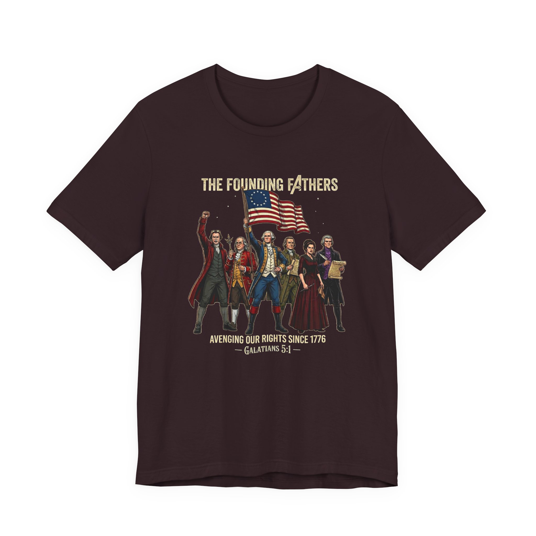 The Founding Fathers Tee — Avengers × America 250 × Galatians 5:1 39 The Founding Fathers Tee — Avengers × America 250 × Galatians 5:1 - Image 39