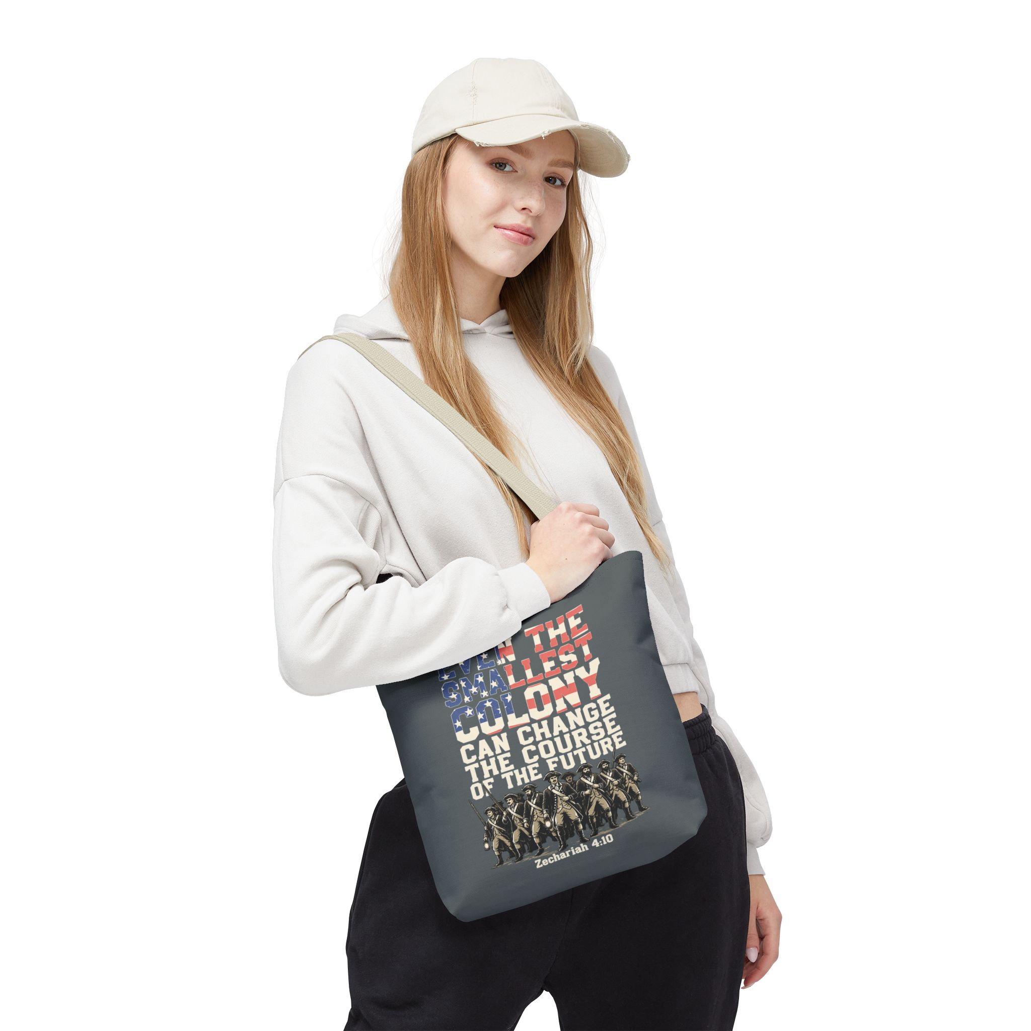 The Smallest Colony Tote Bag — Lord of the Rings × America 250 × Zechariah 4:10 67 The Smallest Colony Tote Bag — Lord of the Rings × America 250 × Zechariah 4:10 - Image 67