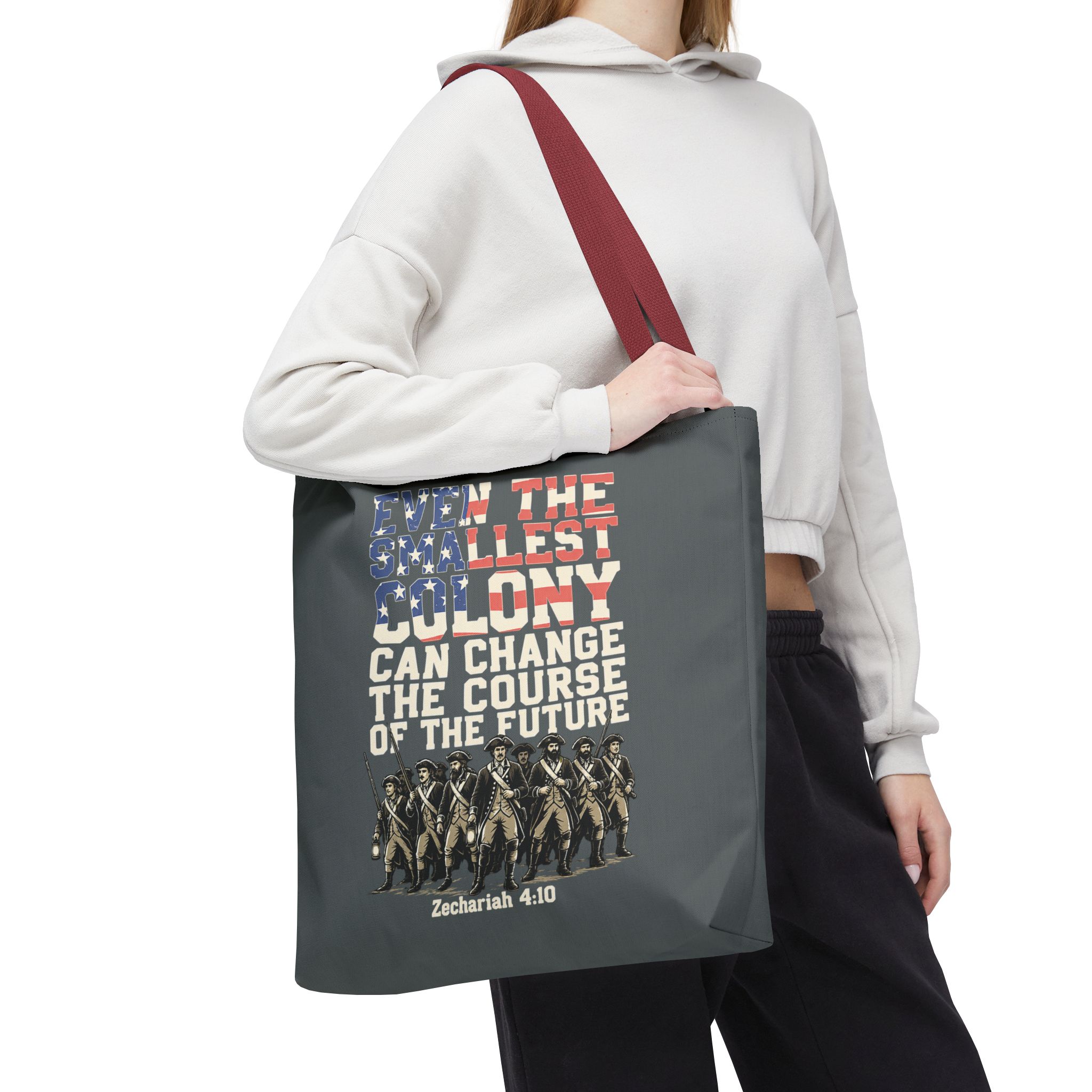 The Smallest Colony Tote Bag — Lord of the Rings × America 250 × Zechariah 4:10 41 The Smallest Colony Tote Bag — Lord of the Rings × America 250 × Zechariah 4:10 - Image 41