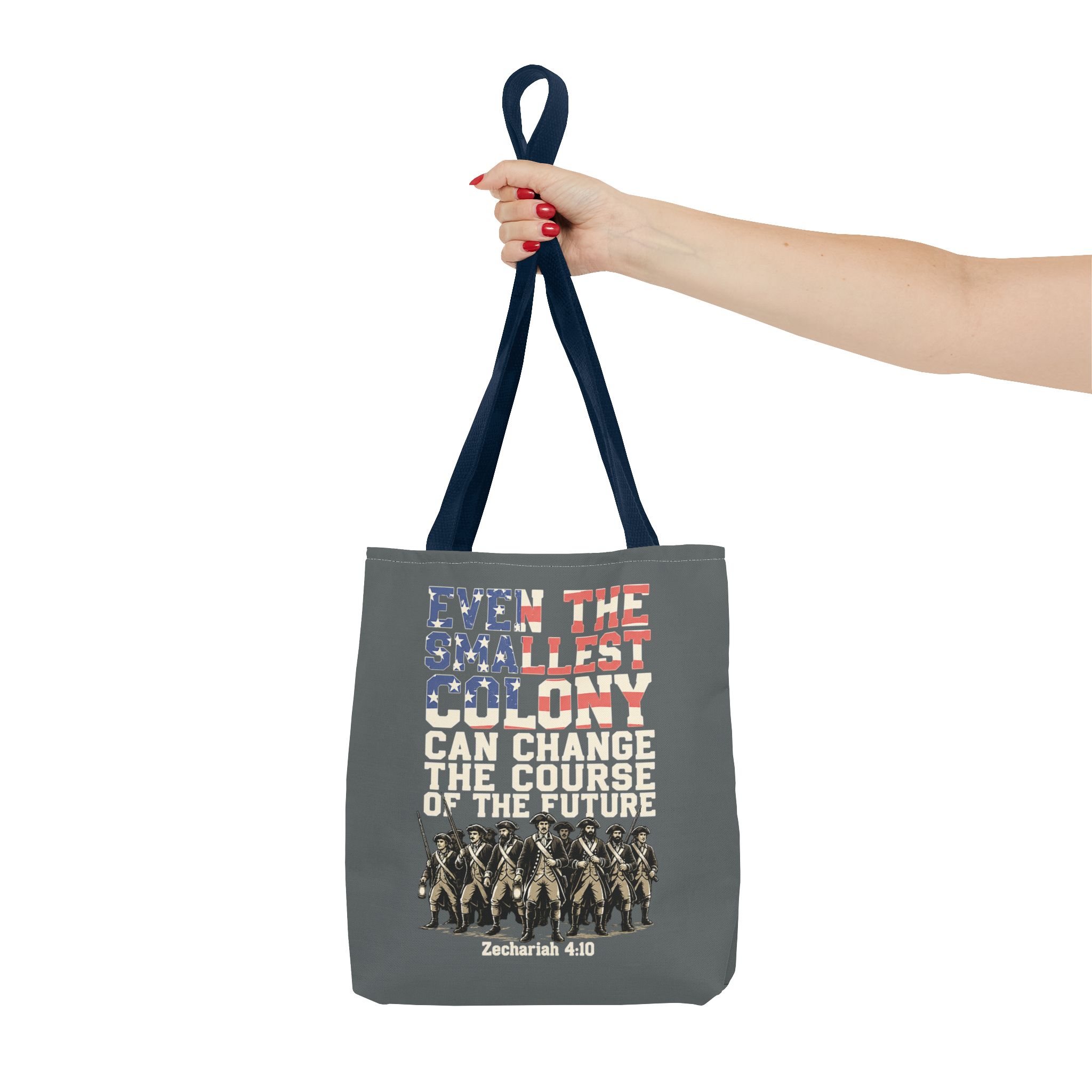 The Smallest Colony Tote Bag — Lord of the Rings × America 250 × Zechariah 4:10 87 The Smallest Colony Tote Bag — Lord of the Rings × America 250 × Zechariah 4:10 - Image 87