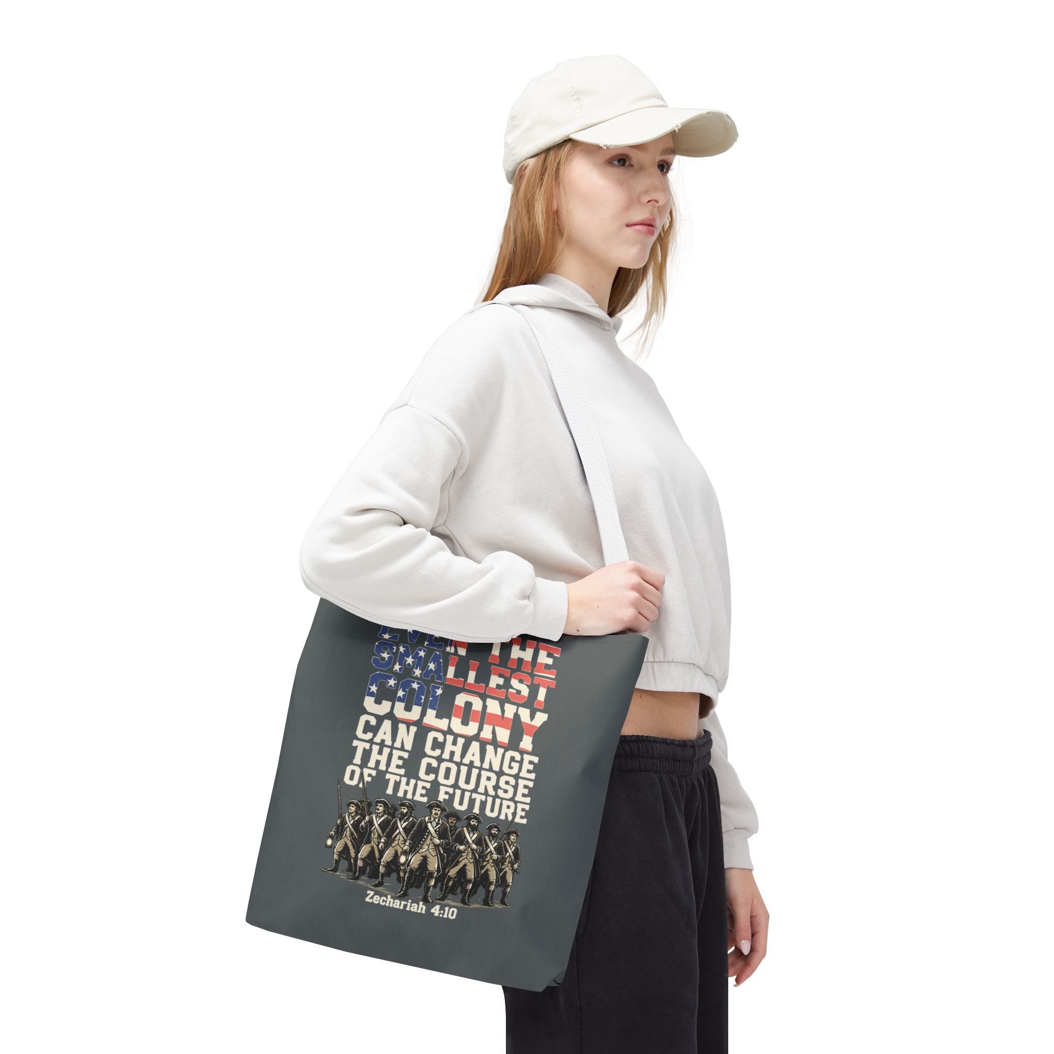 The Smallest Colony Tote Bag — Lord of the Rings × America 250 × Zechariah 4:10 53 The Smallest Colony Tote Bag — Lord of the Rings × America 250 × Zechariah 4:10 - Image 53