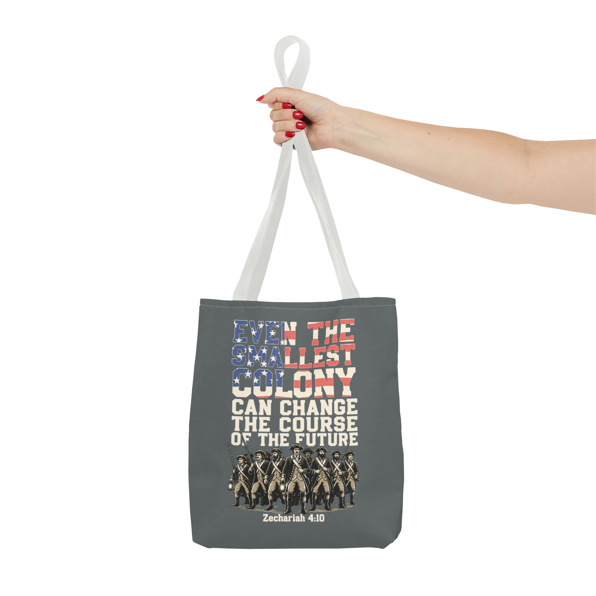 The Smallest Colony Tote Bag — Lord of the Rings × America 250 × Zechariah 4:10 45 The Smallest Colony Tote Bag — Lord of the Rings × America 250 × Zechariah 4:10 - Image 45