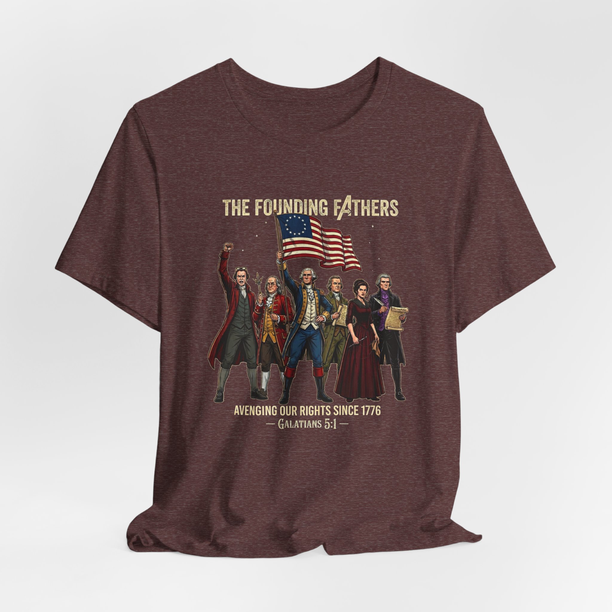 The Founding Fathers Tee — Avengers × America 250 × Galatians 5:1 34 The Founding Fathers Tee — Avengers × America 250 × Galatians 5:1 - Image 34