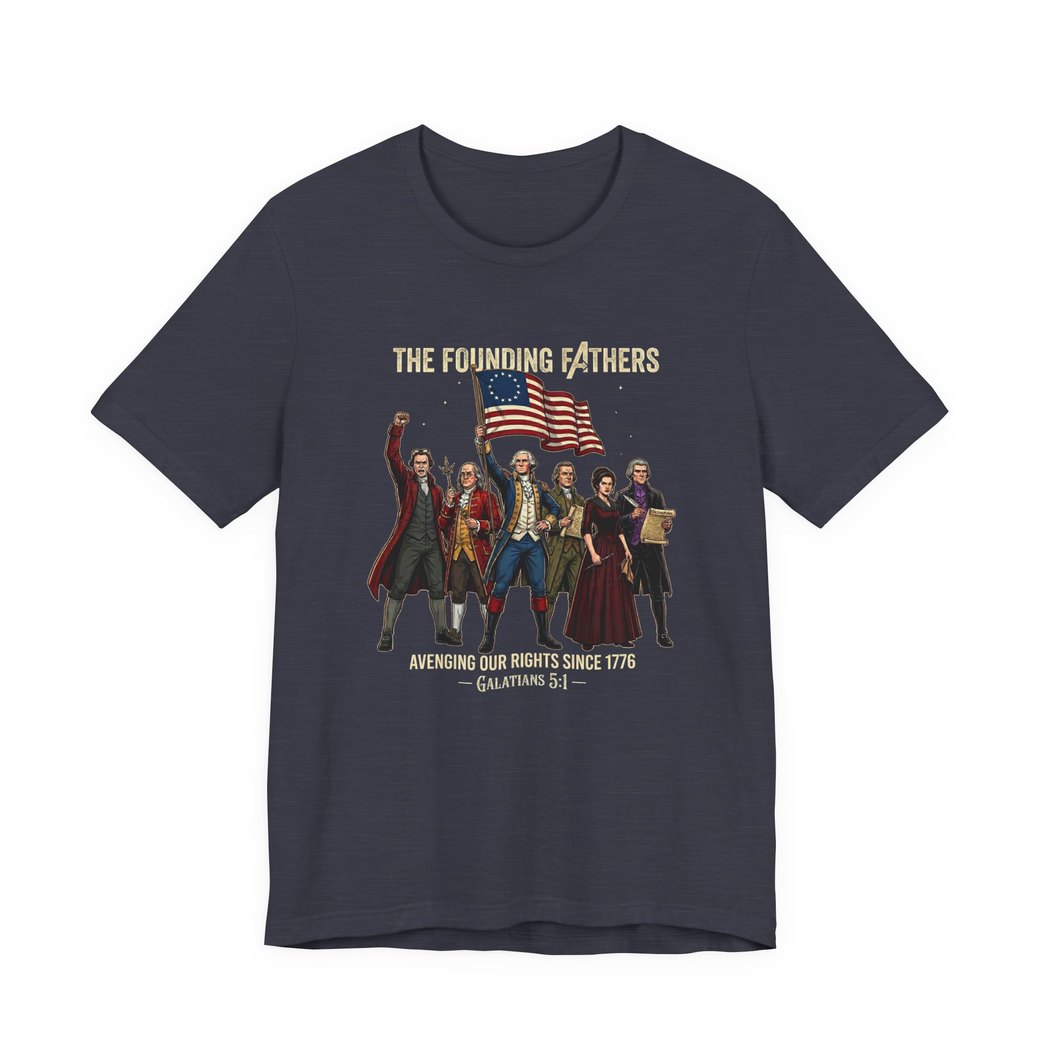The Founding Fathers Tee — Avengers × America 250 × Galatians 5:1 23 The Founding Fathers Tee — Avengers × America 250 × Galatians 5:1 - Image 23
