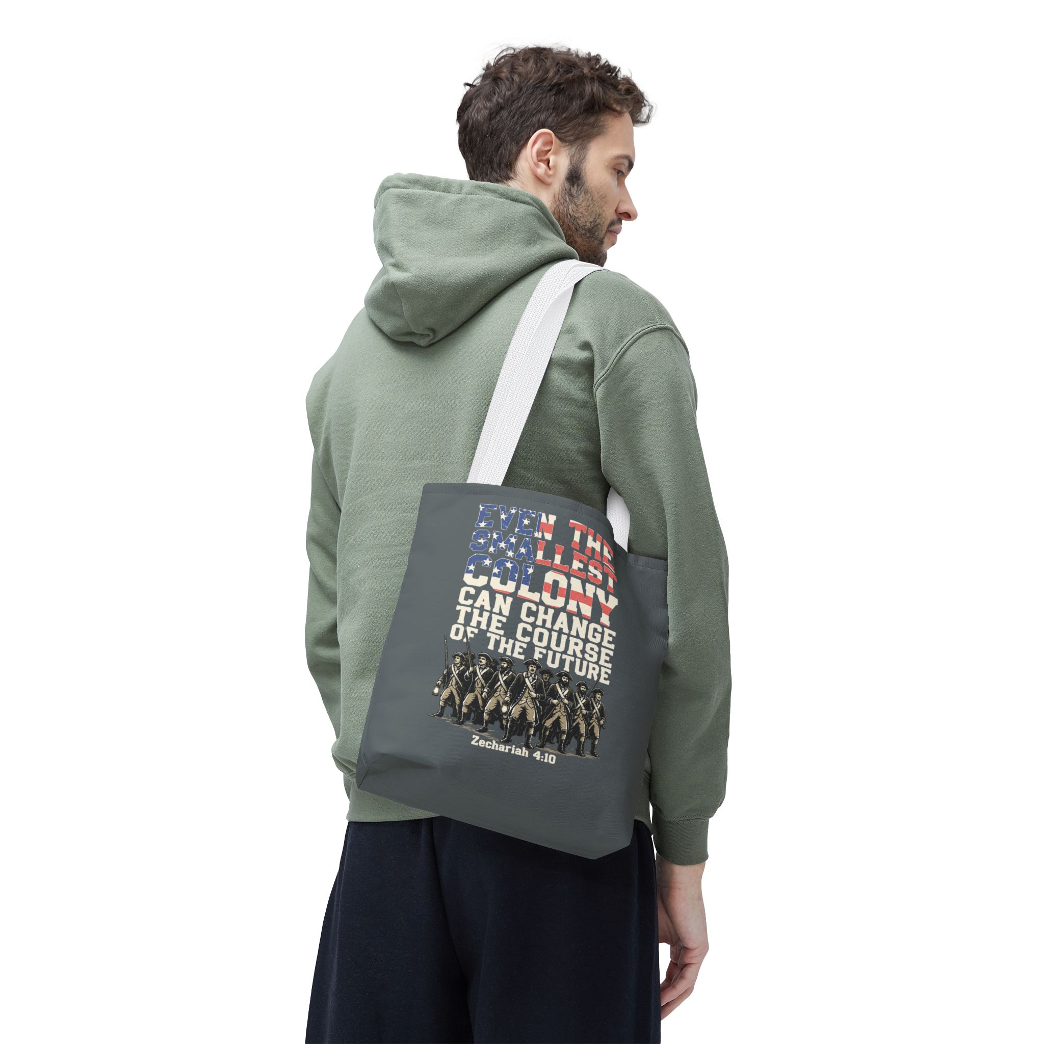 The Smallest Colony Tote Bag — Lord of the Rings × America 250 × Zechariah 4:10 47 The Smallest Colony Tote Bag — Lord of the Rings × America 250 × Zechariah 4:10 - Image 47