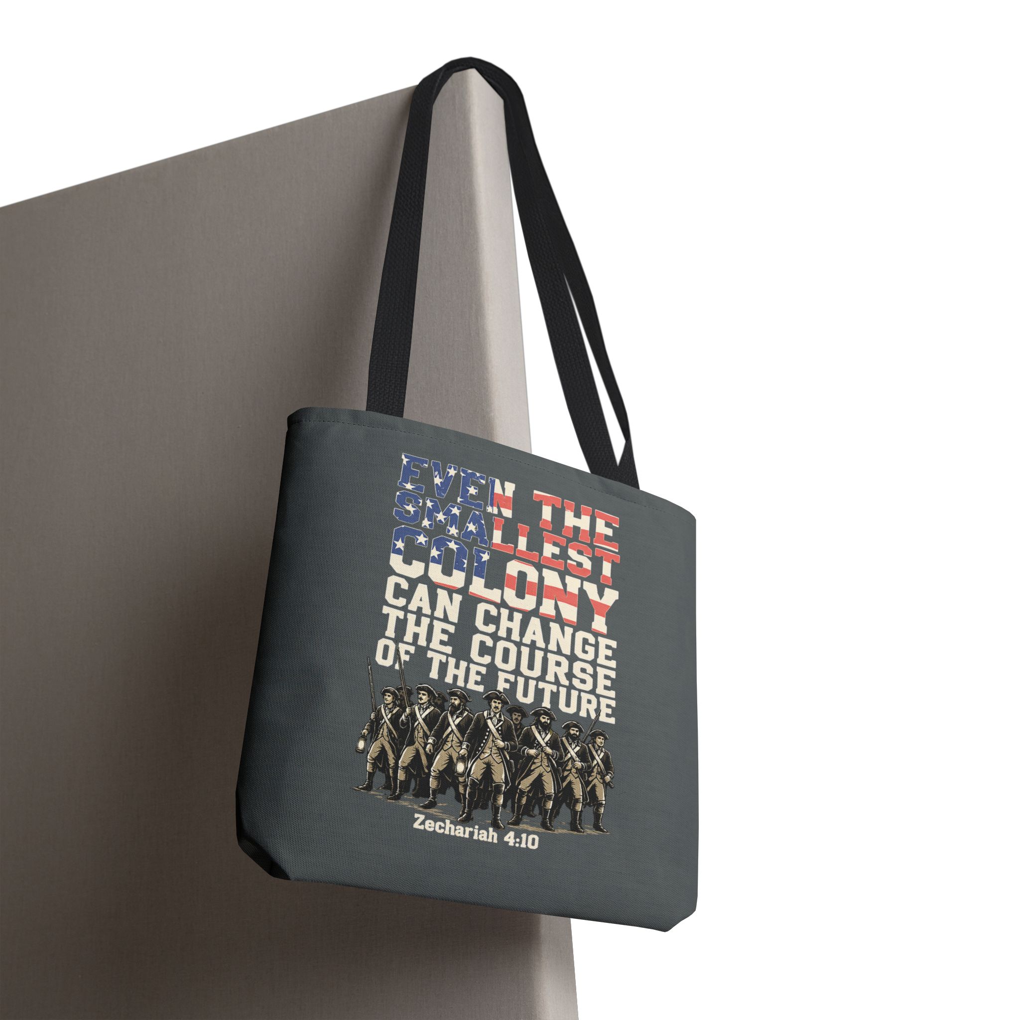 The Smallest Colony Tote Bag — Lord of the Rings × America 250 × Zechariah 4:10 21 The Smallest Colony Tote Bag — Lord of the Rings × America 250 × Zechariah 4:10 - Image 21