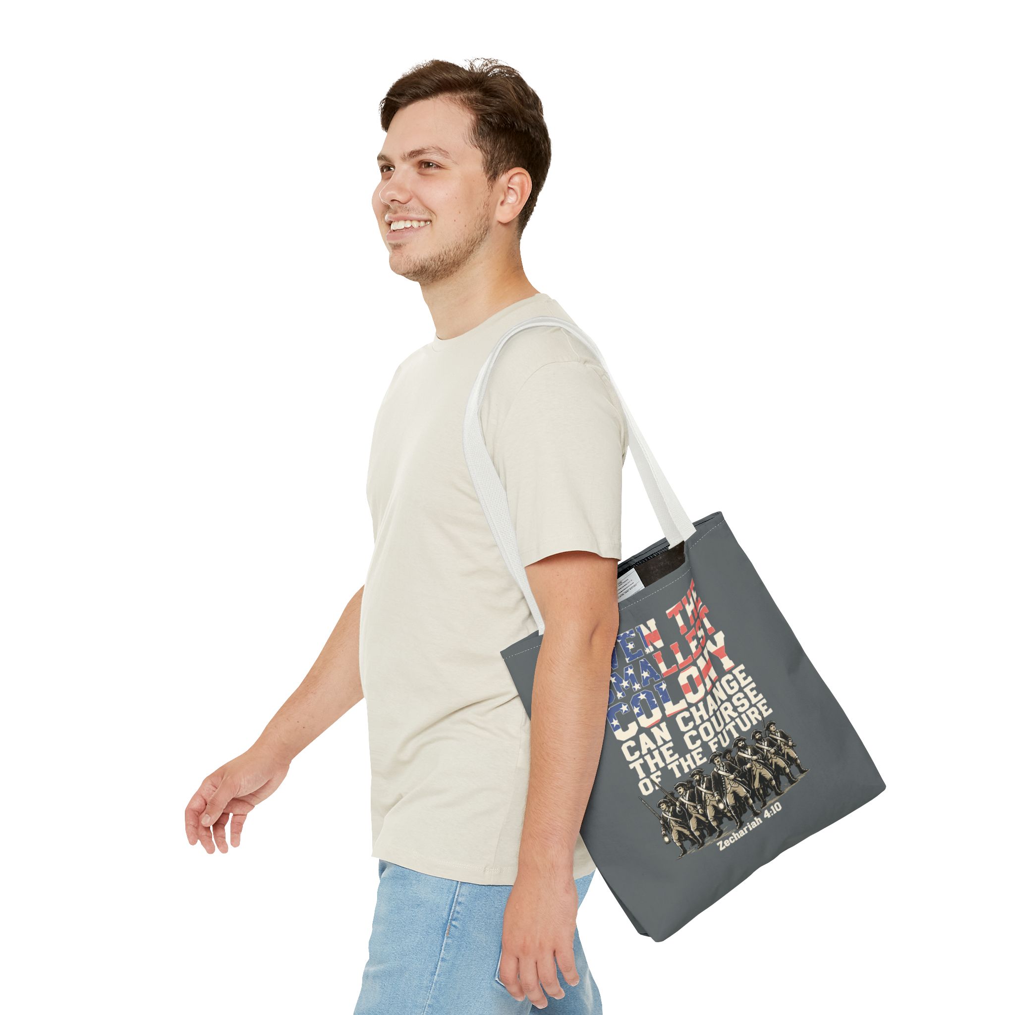 The Smallest Colony Tote Bag — Lord of the Rings × America 250 × Zechariah 4:10 51 The Smallest Colony Tote Bag — Lord of the Rings × America 250 × Zechariah 4:10 - Image 51