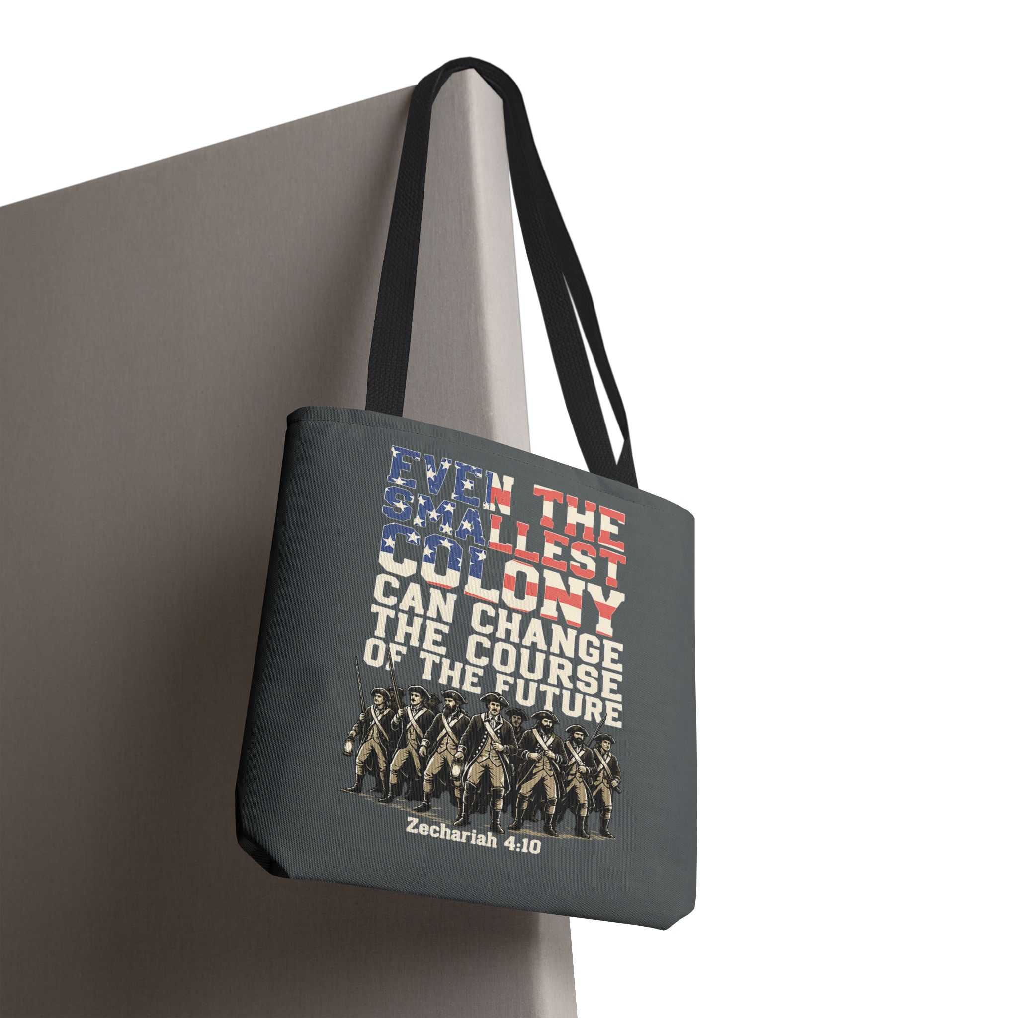 The Smallest Colony Tote Bag — Lord of the Rings × America 250 × Zechariah 4:10 7 The Smallest Colony Tote Bag — Lord of the Rings × America 250 × Zechariah 4:10 - Image 7