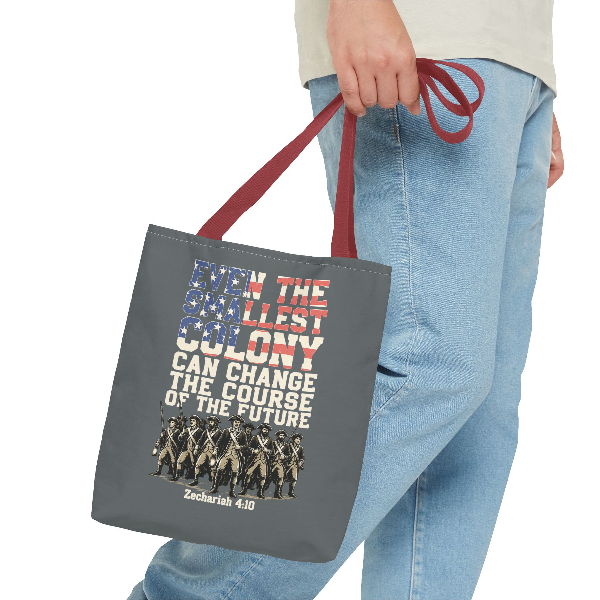 The Smallest Colony Tote Bag — Lord of the Rings × America 250 × Zechariah 4:10 23 The Smallest Colony Tote Bag — Lord of the Rings × America 250 × Zechariah 4:10 - Image 23