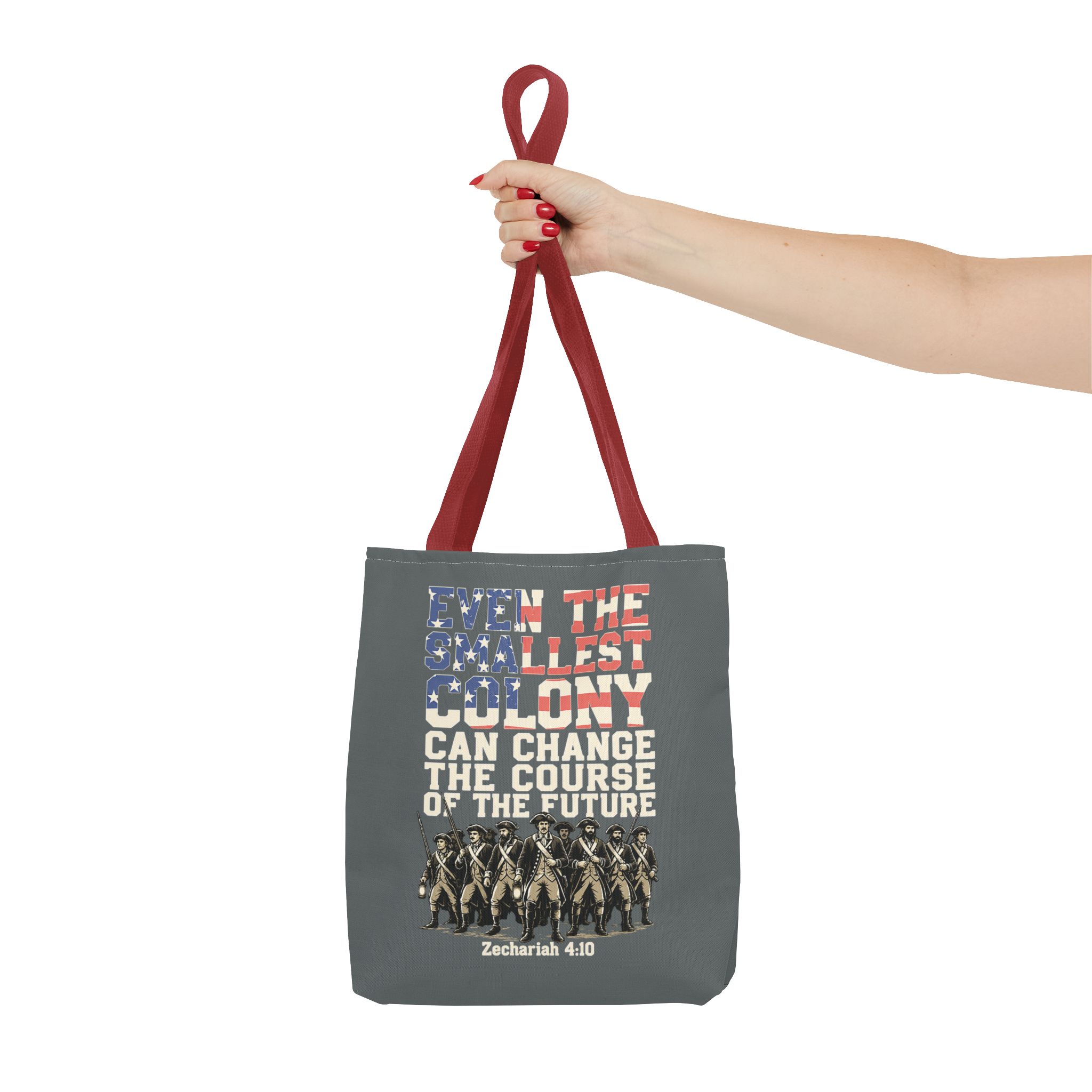 The Smallest Colony Tote Bag — Lord of the Rings × America 250 × Zechariah 4:10 24 The Smallest Colony Tote Bag — Lord of the Rings × America 250 × Zechariah 4:10 - Image 24
