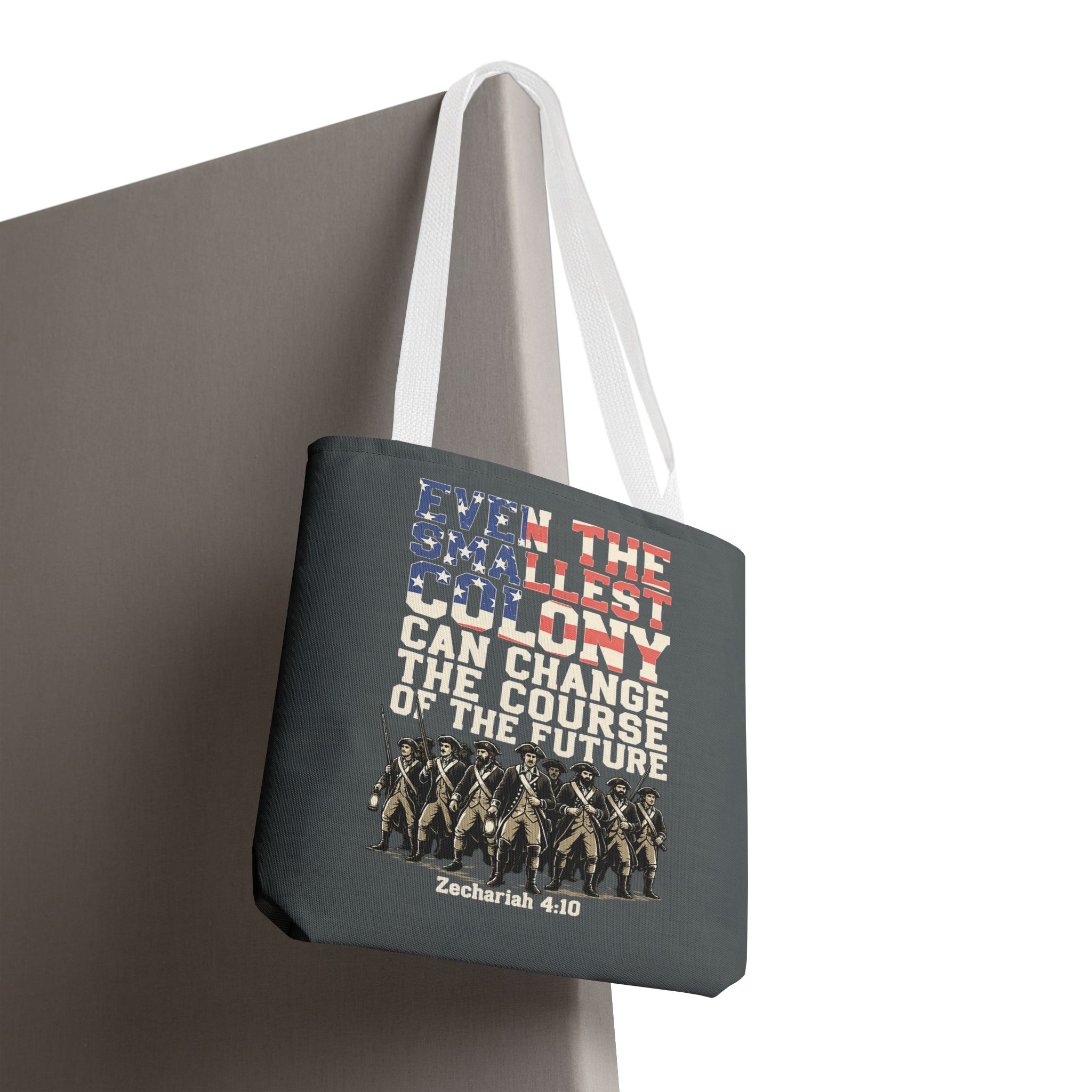 The Smallest Colony Tote Bag — Lord of the Rings × America 250 × Zechariah 4:10 49 The Smallest Colony Tote Bag — Lord of the Rings × America 250 × Zechariah 4:10 - Image 49