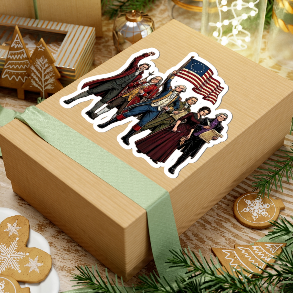 The Founding Fathers Sticker — Avengers × America 250 × Galatians 5:1 9 The Founding Fathers Sticker — Avengers × America 250 × Galatians 5:1 - Image 9