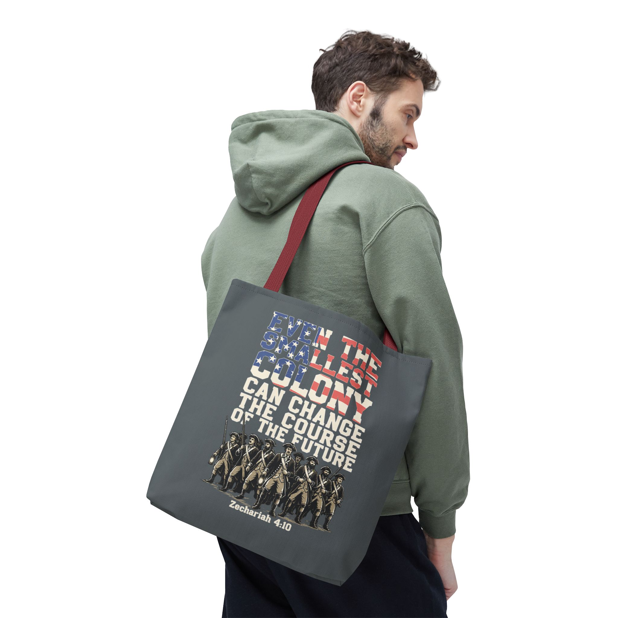 The Smallest Colony Tote Bag — Lord of the Rings × America 250 × Zechariah 4:10 33 The Smallest Colony Tote Bag — Lord of the Rings × America 250 × Zechariah 4:10 - Image 33