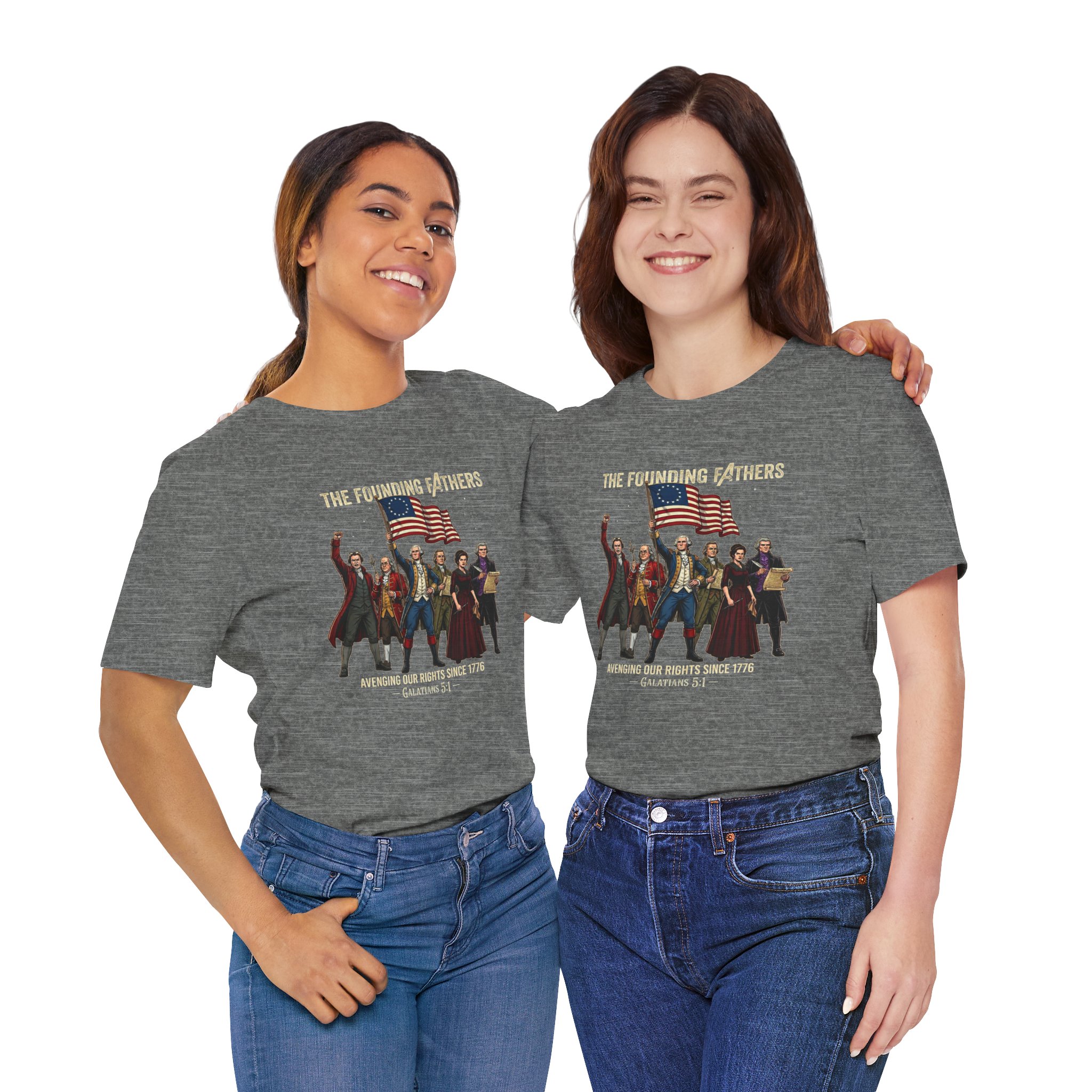 The Founding Fathers Tee — Avengers × America 250 × Galatians 5:1 5 The Founding Fathers Tee — Avengers × America 250 × Galatians 5:1 - Image 5