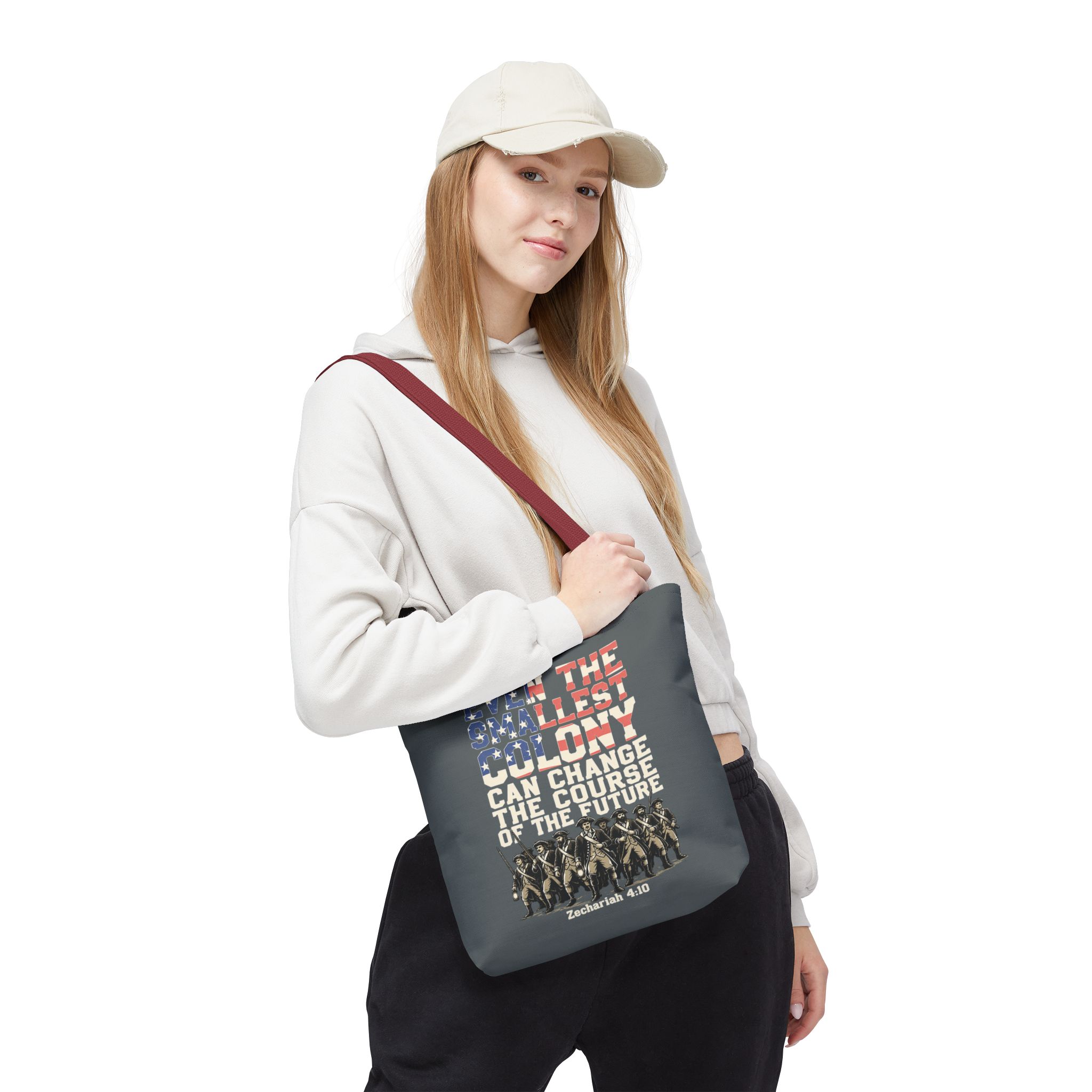 The Smallest Colony Tote Bag — Lord of the Rings × America 250 × Zechariah 4:10 25 The Smallest Colony Tote Bag — Lord of the Rings × America 250 × Zechariah 4:10 - Image 25