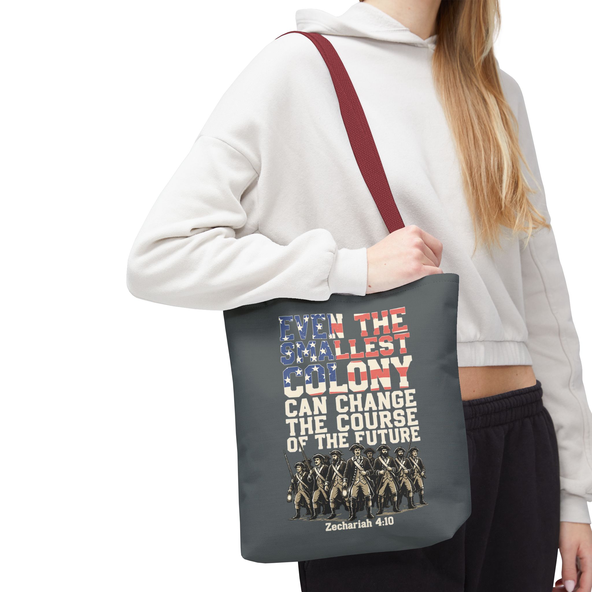 The Smallest Colony Tote Bag — Lord of the Rings × America 250 × Zechariah 4:10 27 The Smallest Colony Tote Bag — Lord of the Rings × America 250 × Zechariah 4:10 - Image 27
