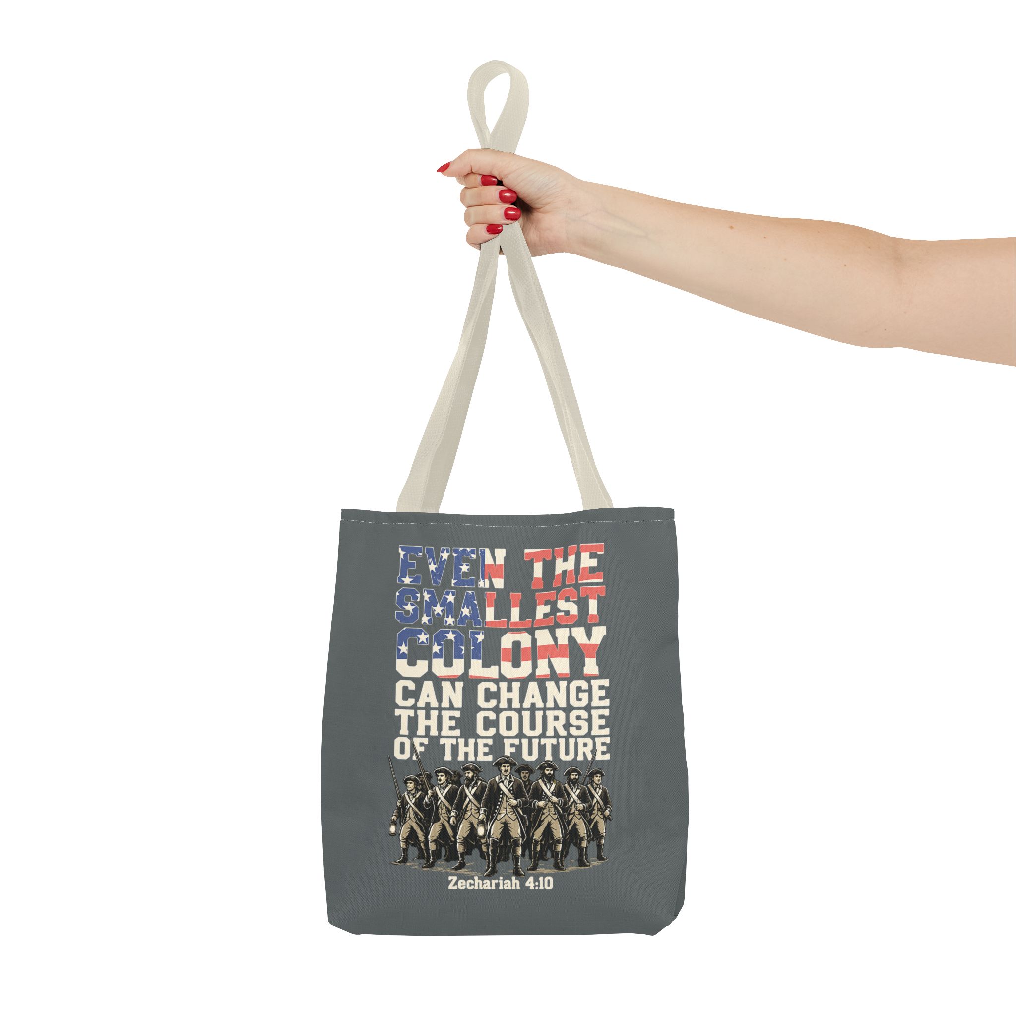 The Smallest Colony Tote Bag — Lord of the Rings × America 250 × Zechariah 4:10 66 The Smallest Colony Tote Bag — Lord of the Rings × America 250 × Zechariah 4:10 - Image 66