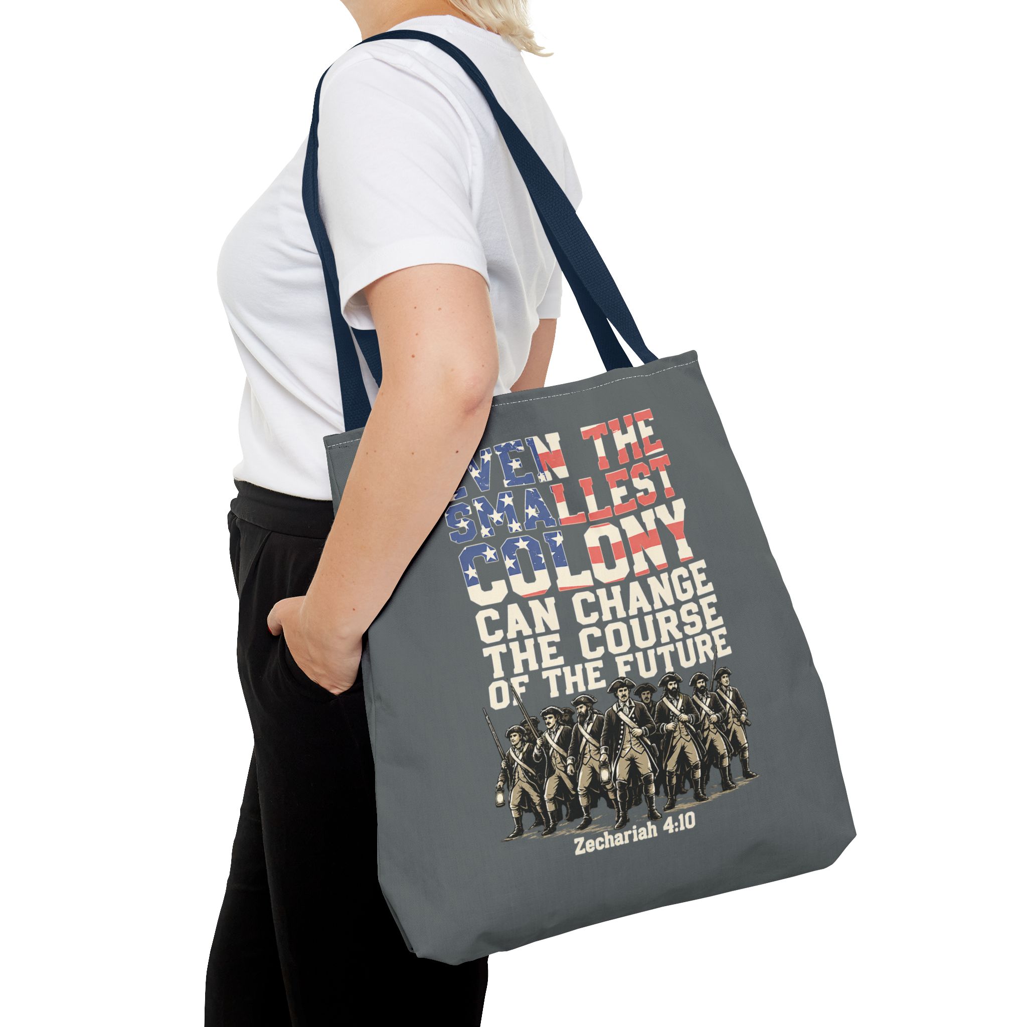 The Smallest Colony Tote Bag — Lord of the Rings × America 250 × Zechariah 4:10 101 The Smallest Colony Tote Bag — Lord of the Rings × America 250 × Zechariah 4:10 - Image 101