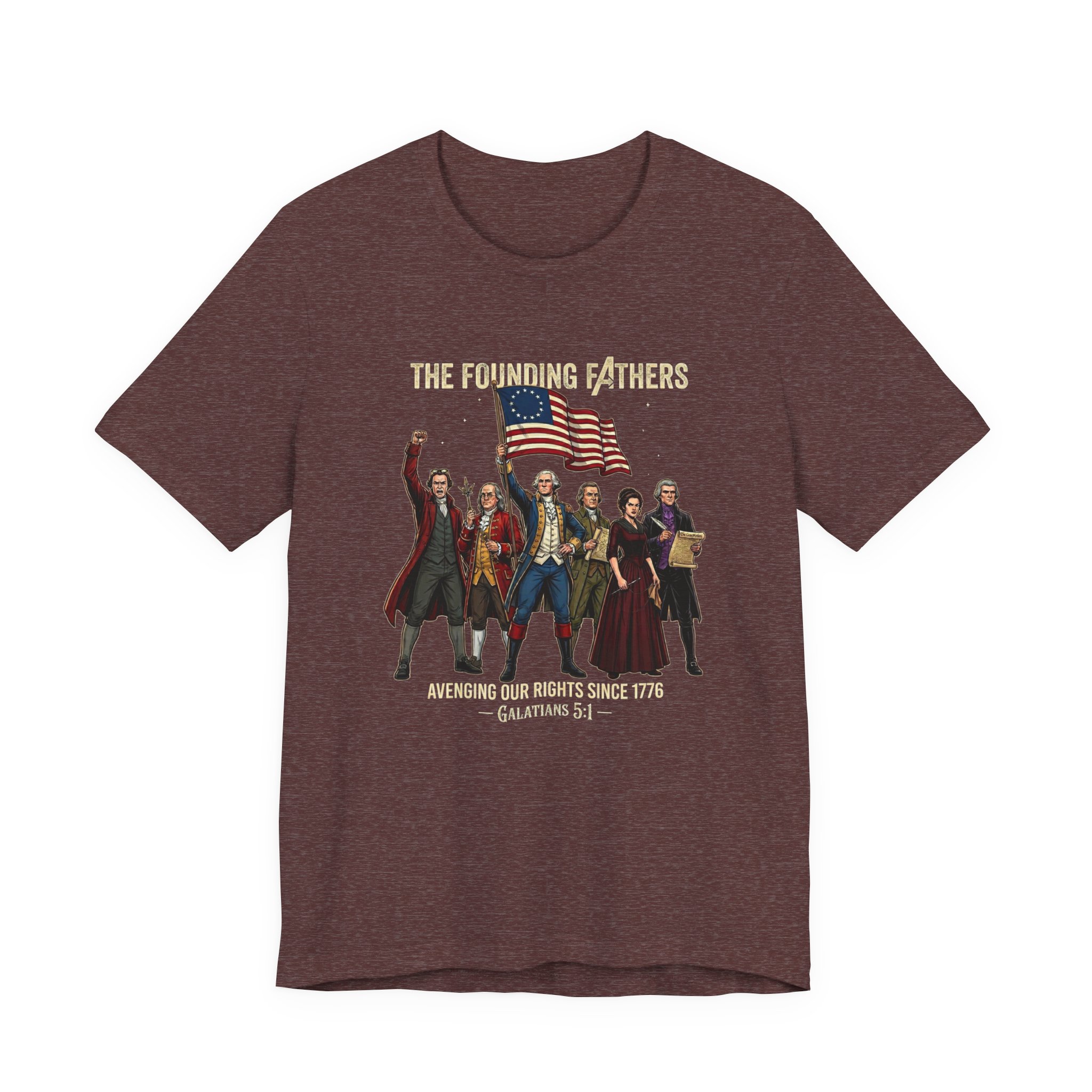 The Founding Fathers Tee — Avengers × America 250 × Galatians 5:1 31 The Founding Fathers Tee — Avengers × America 250 × Galatians 5:1 - Image 31