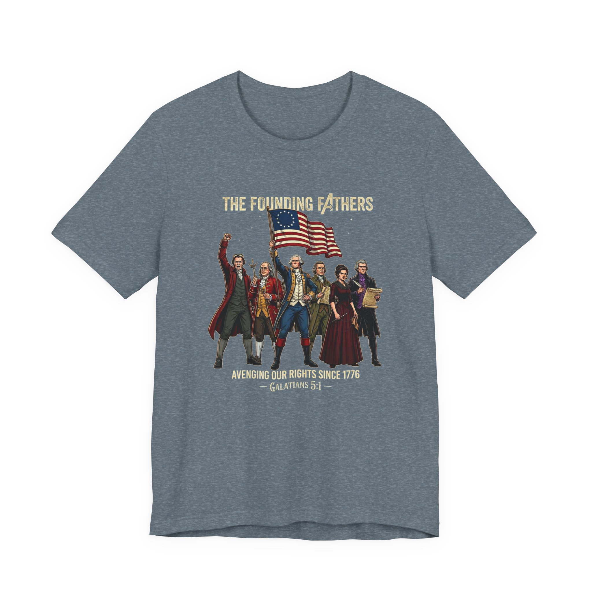 The Founding Fathers Tee — Avengers × America 250 × Galatians 5:1 15 The Founding Fathers Tee — Avengers × America 250 × Galatians 5:1 - Image 15