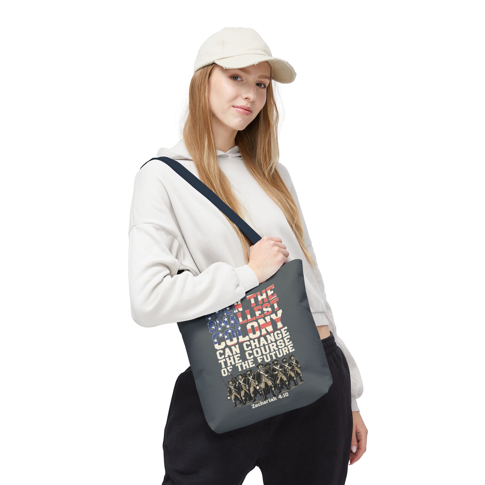 The Smallest Colony Tote Bag — Lord of the Rings × America 250 × Zechariah 4:10 88 The Smallest Colony Tote Bag — Lord of the Rings × America 250 × Zechariah 4:10 - Image 88