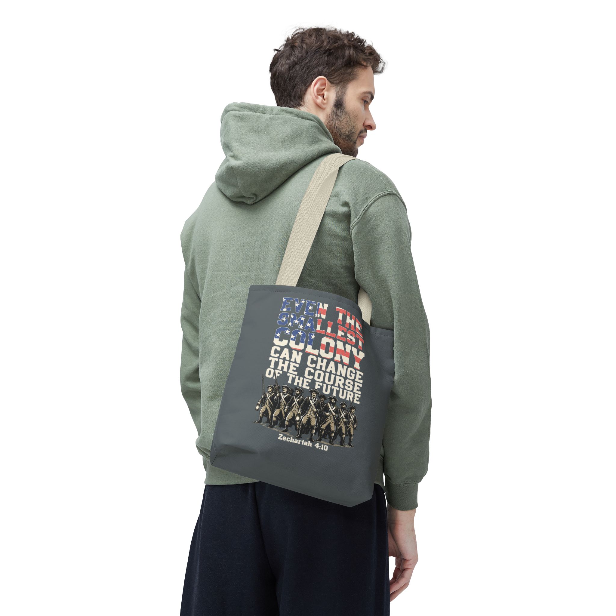 The Smallest Colony Tote Bag — Lord of the Rings × America 250 × Zechariah 4:10 68 The Smallest Colony Tote Bag — Lord of the Rings × America 250 × Zechariah 4:10 - Image 68
