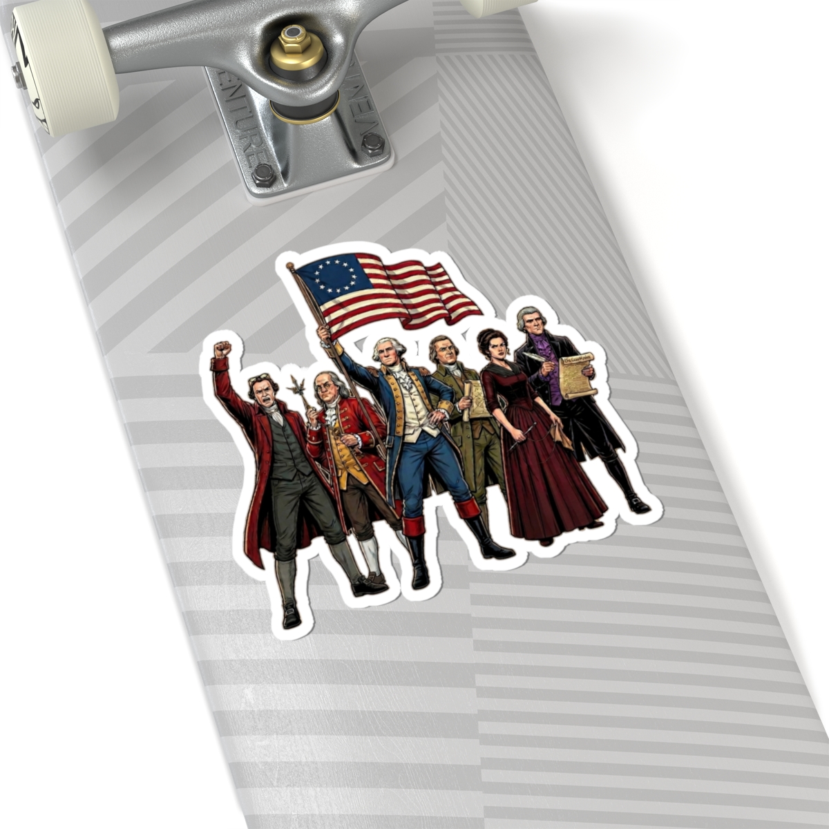 The Founding Fathers Sticker — Avengers × America 250 × Galatians 5:1 8 The Founding Fathers Sticker — Avengers × America 250 × Galatians 5:1 - Image 8