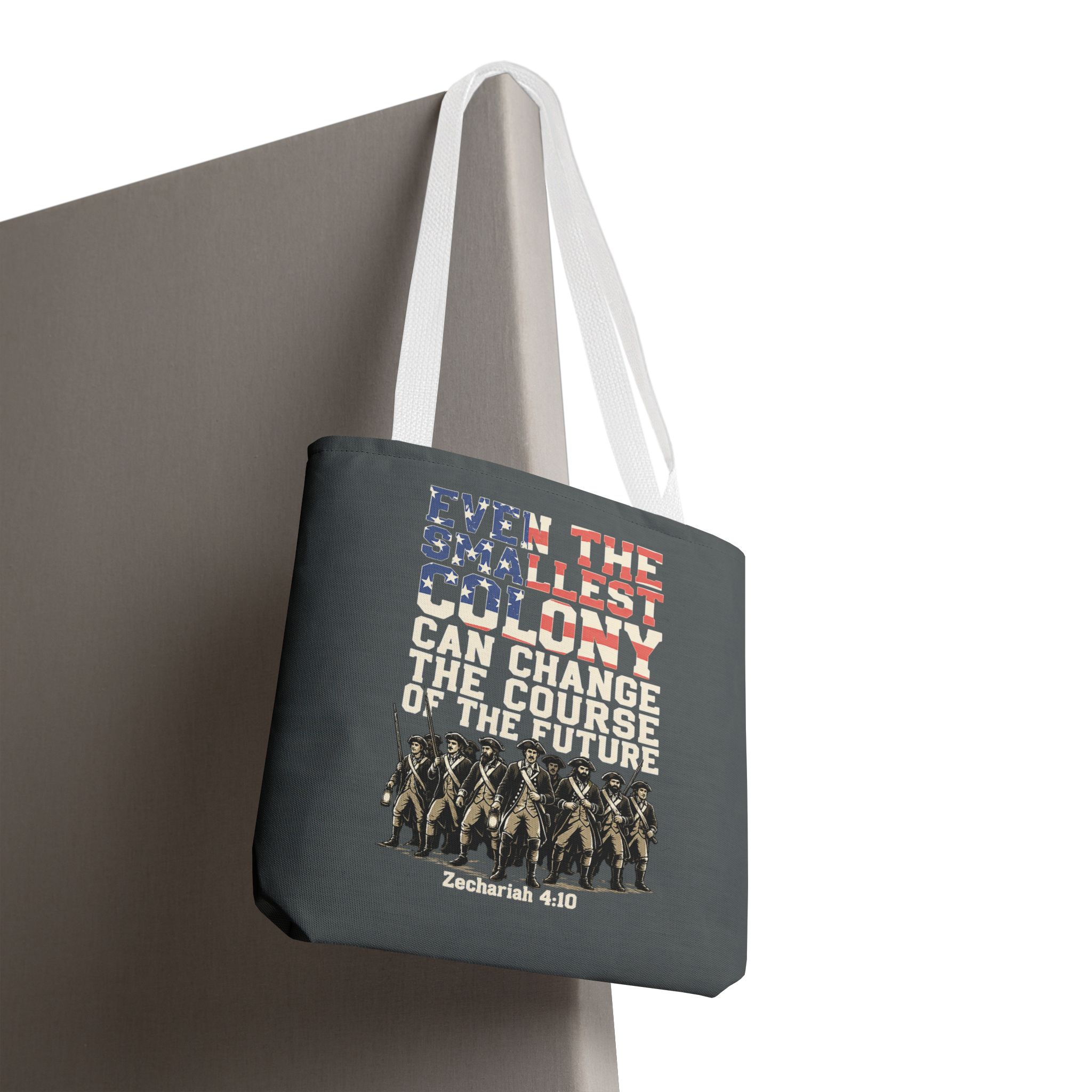 The Smallest Colony Tote Bag — Lord of the Rings × America 250 × Zechariah 4:10 63 The Smallest Colony Tote Bag — Lord of the Rings × America 250 × Zechariah 4:10 - Image 63
