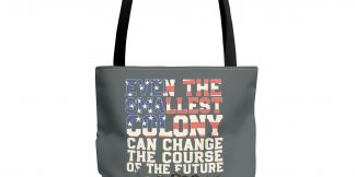 The Smallest Colony Tote Bag — Lord of the Rings × America 250 × Zechariah 4:10