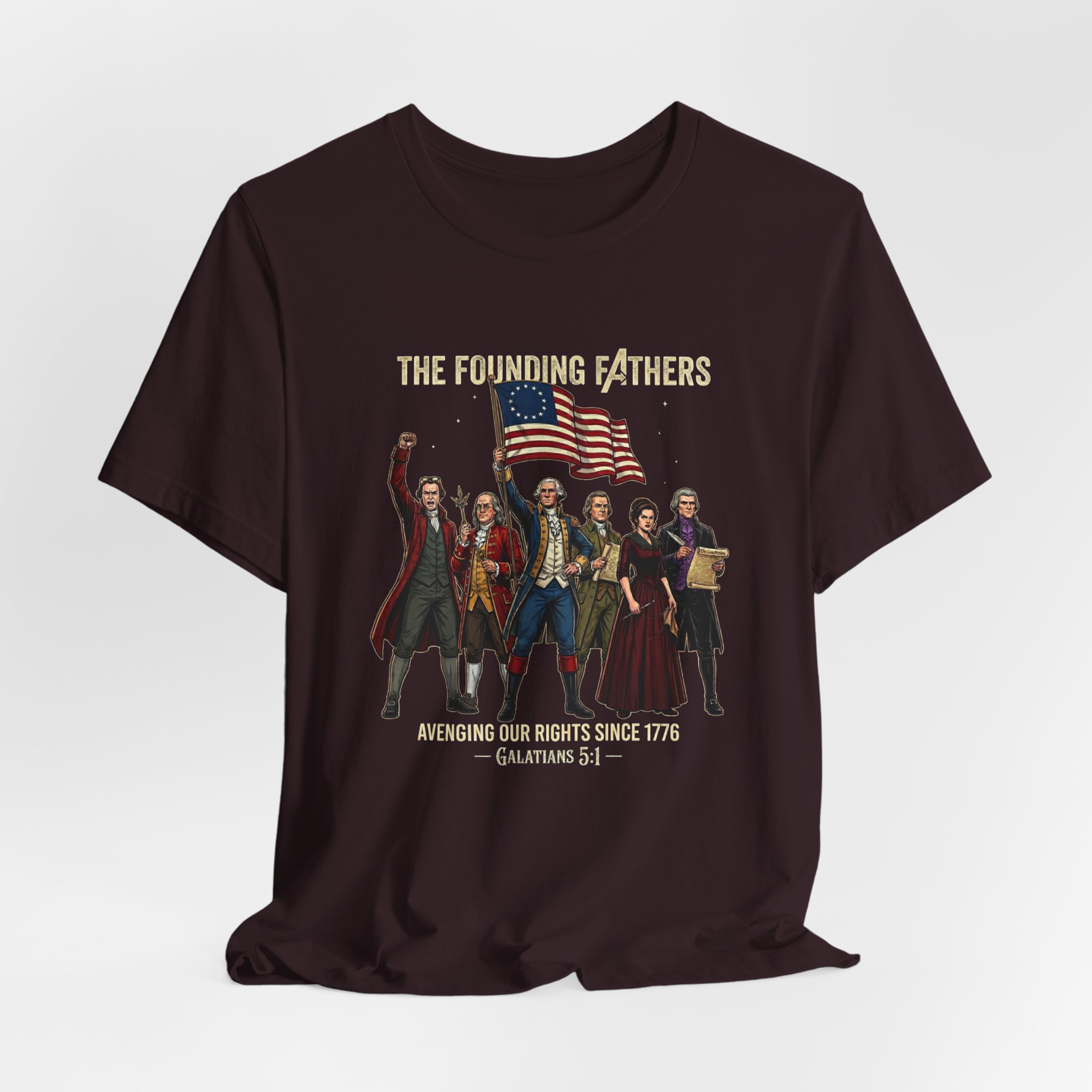 The Founding Fathers Tee — Avengers × America 250 × Galatians 5:1 42 The Founding Fathers Tee — Avengers × America 250 × Galatians 5:1 - Image 42