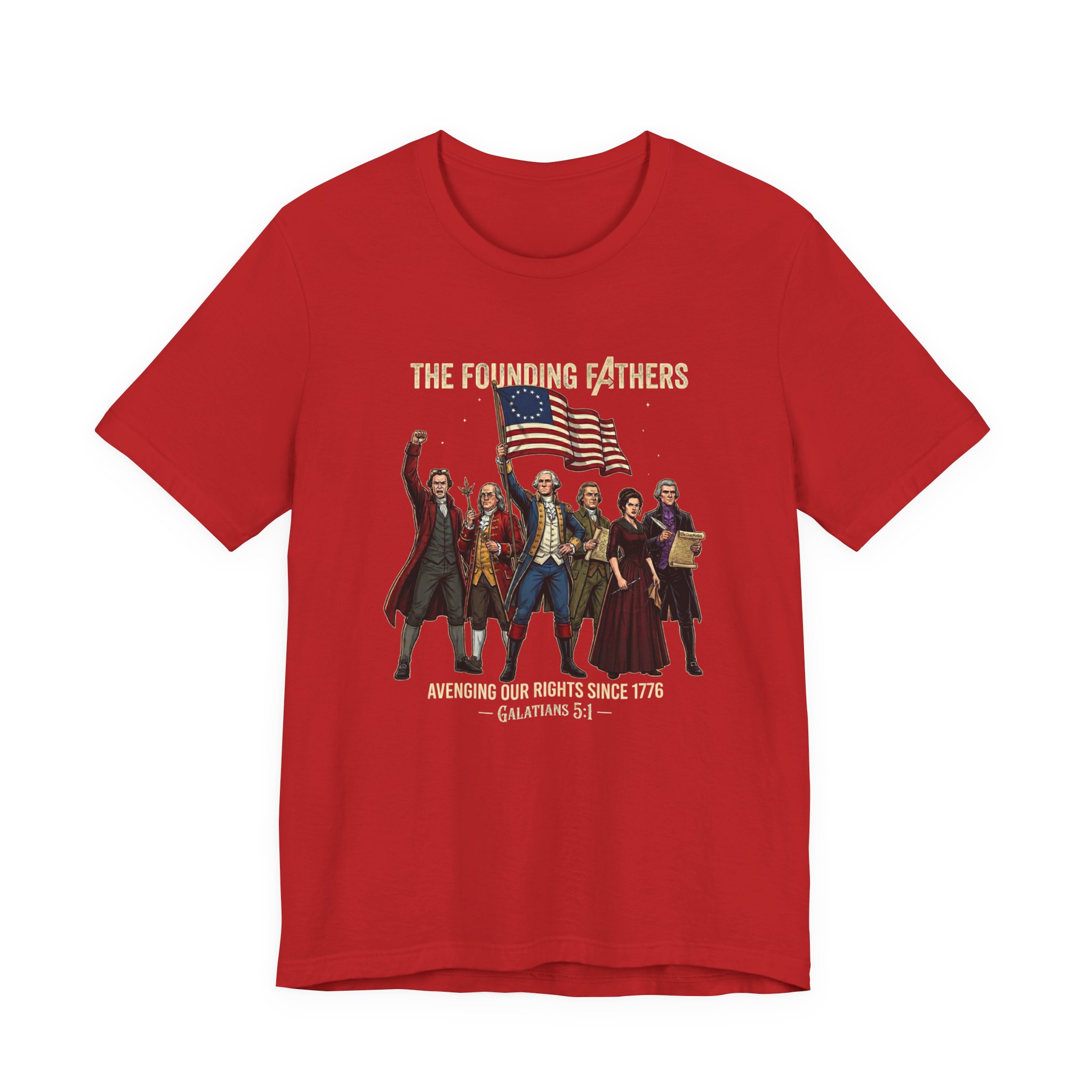 The Founding Fathers Tee — Avengers × America 250 × Galatians 5:1 27 The Founding Fathers Tee — Avengers × America 250 × Galatians 5:1 - Image 27