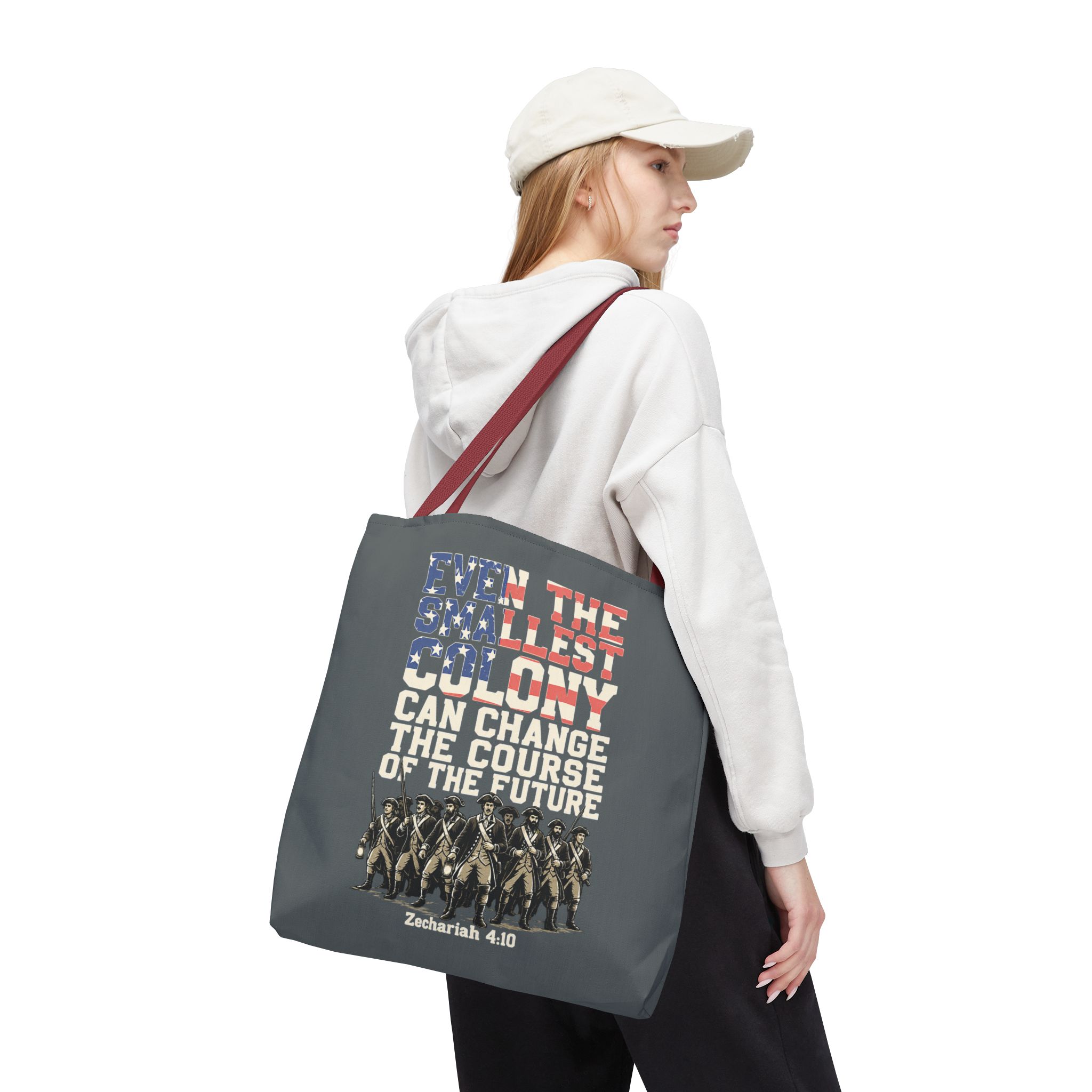 The Smallest Colony Tote Bag — Lord of the Rings × America 250 × Zechariah 4:10 39 The Smallest Colony Tote Bag — Lord of the Rings × America 250 × Zechariah 4:10 - Image 39