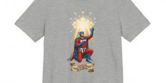 Blessed Nation Tee &ndash; Super-American &times; Psalm 33:12