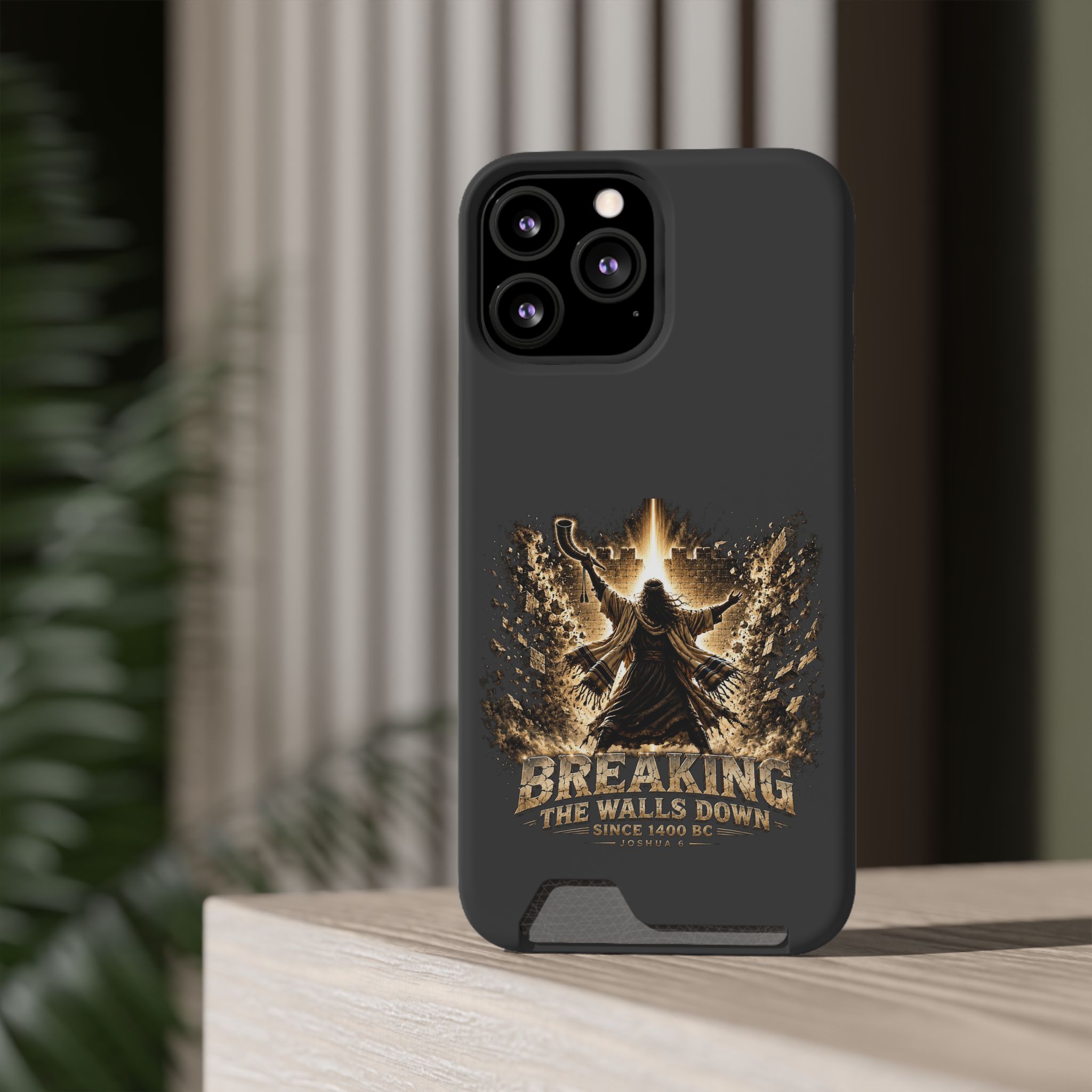 Breaking The Walls Down Phone Case — Joshua 6 × WWE 69 Breaking The Walls Down Phone Case — Joshua 6 × WWE - Image 69