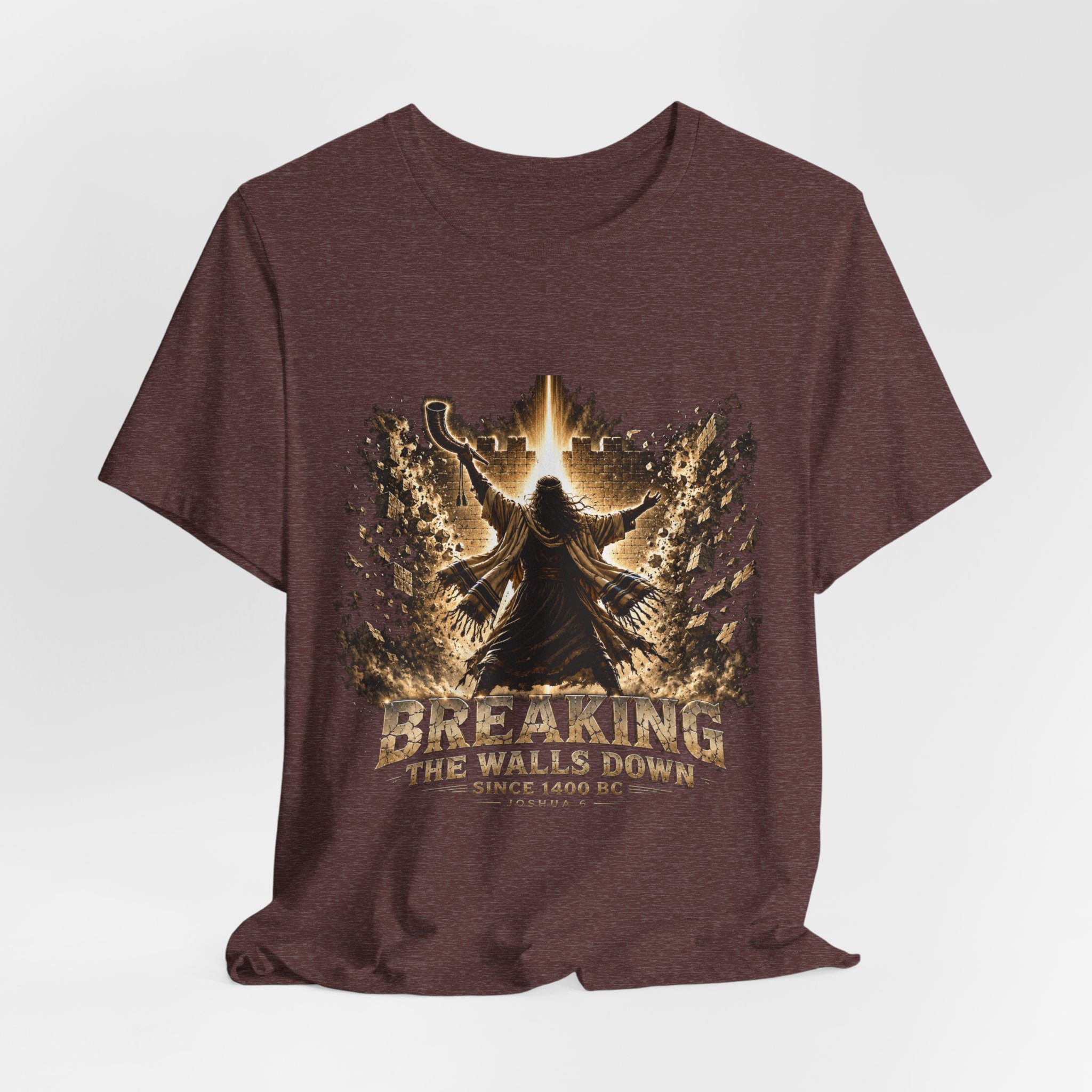 Breaking The Walls Down Tee — Joshua 6 × WWE 44 Breaking The Walls Down Tee — Joshua 6 × WWE - Image 44