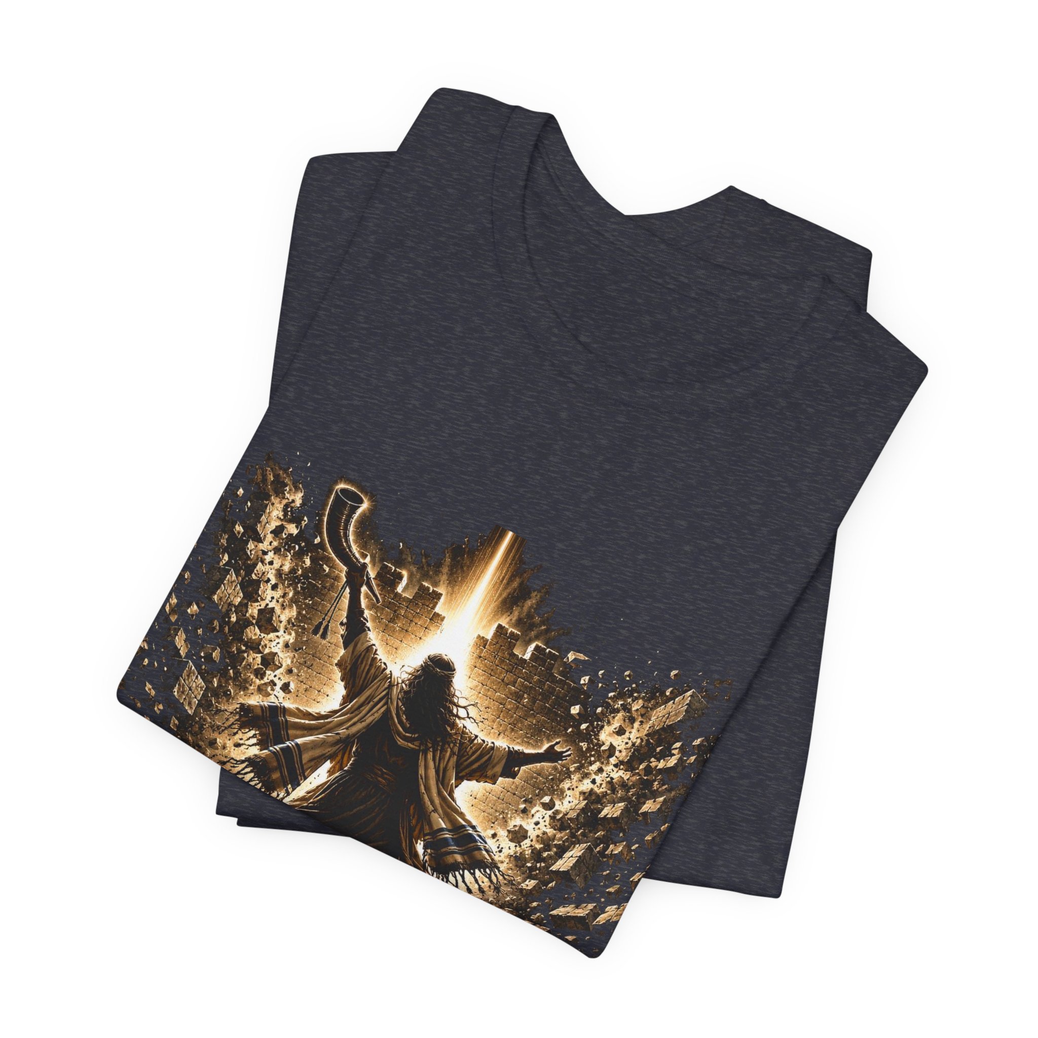 Breaking The Walls Down Tee — Joshua 6 × WWE 31 Breaking The Walls Down Tee — Joshua 6 × WWE - Image 31