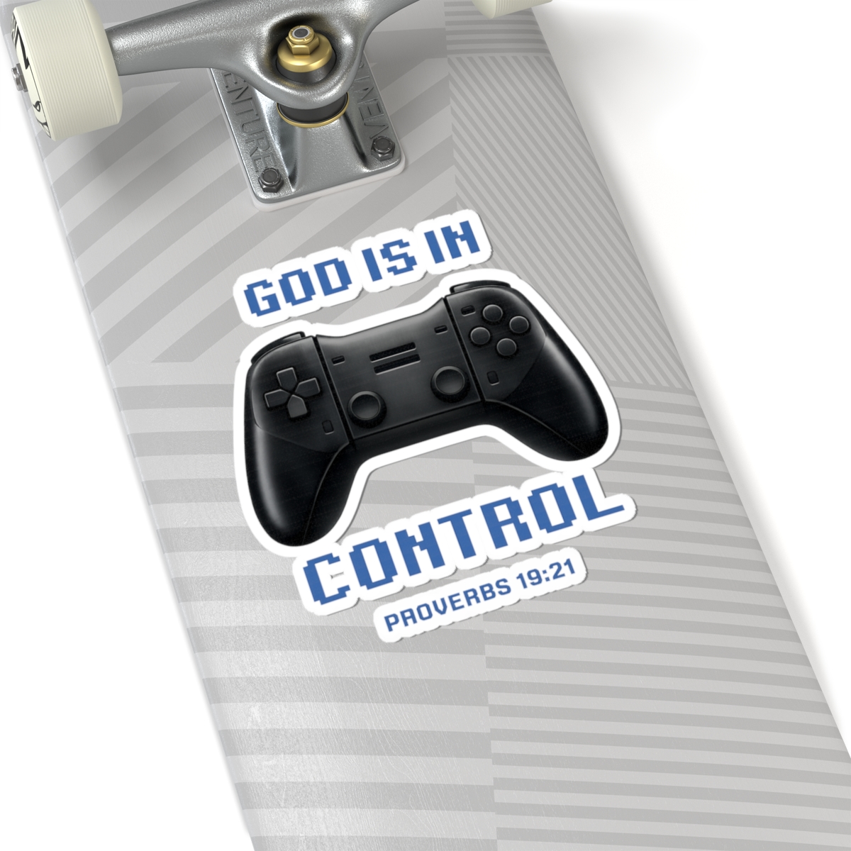 God Is In Control Sticker — Gaming × Proverbs 19:21 8 God Is In Control Sticker — Gaming × Proverbs 19:21 - Image 8