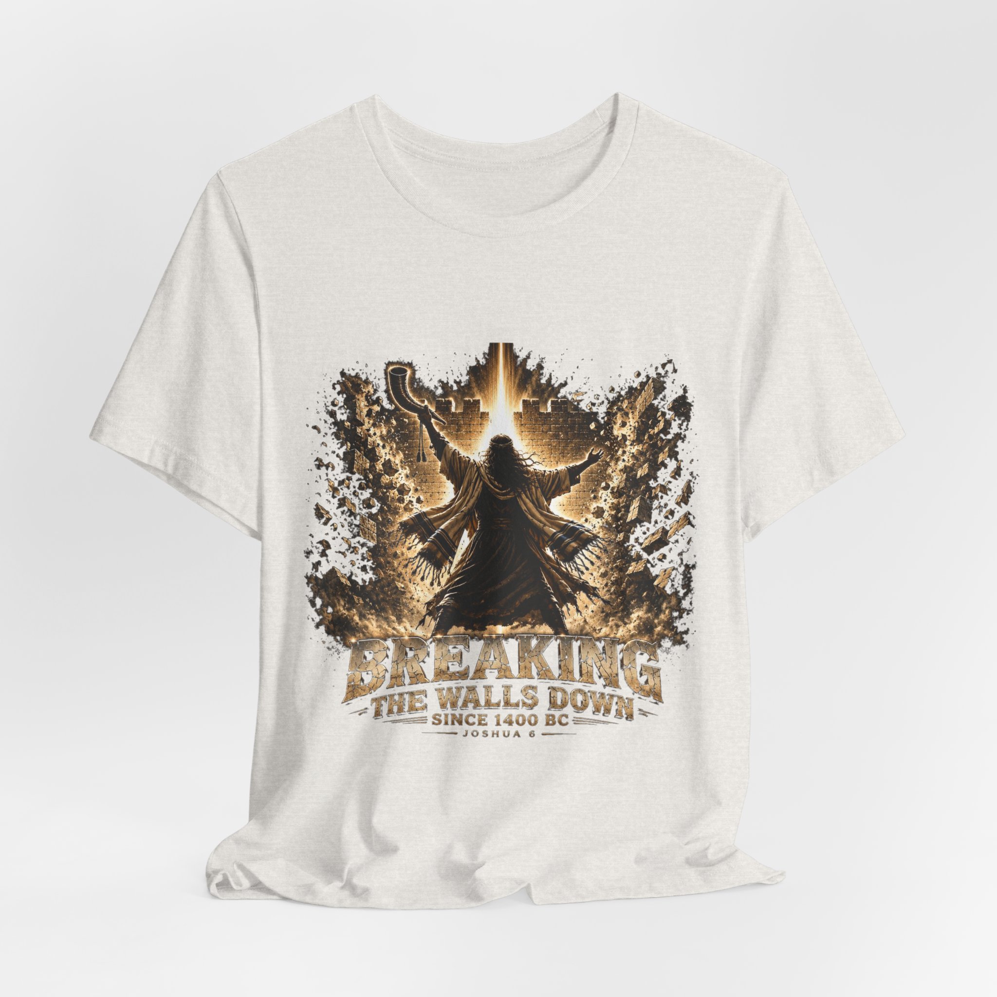 Breaking The Walls Down Tee — Joshua 6 × WWE 12 Breaking The Walls Down Tee — Joshua 6 × WWE - Image 12