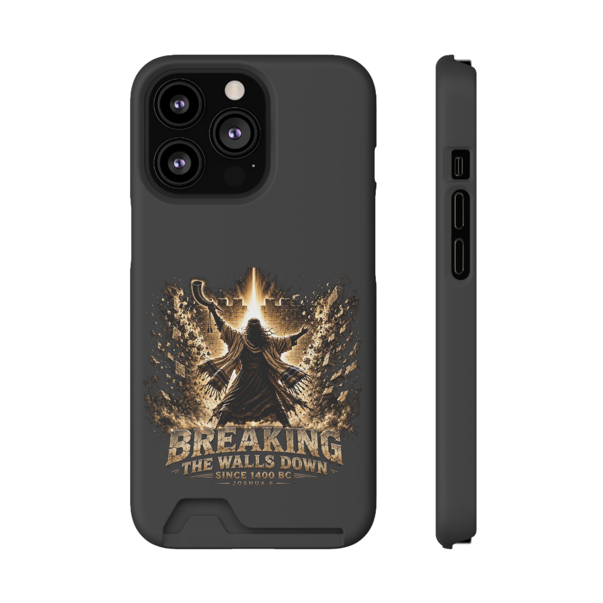 Breaking The Walls Down Phone Case — Joshua 6 × WWE 56 Breaking The Walls Down Phone Case — Joshua 6 × WWE - Image 56