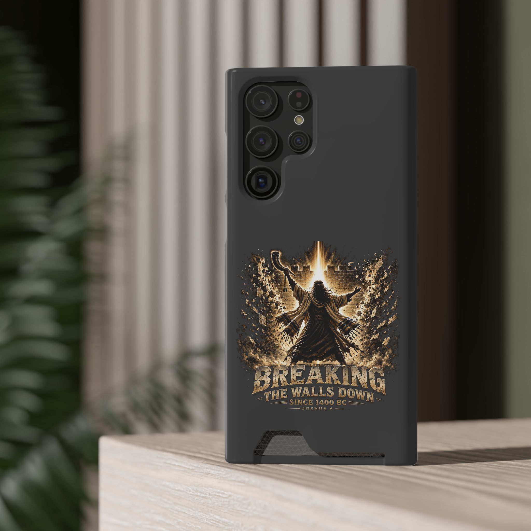 Breaking The Walls Down Phone Case — Joshua 6 × WWE 24 Breaking The Walls Down Phone Case — Joshua 6 × WWE - Image 24