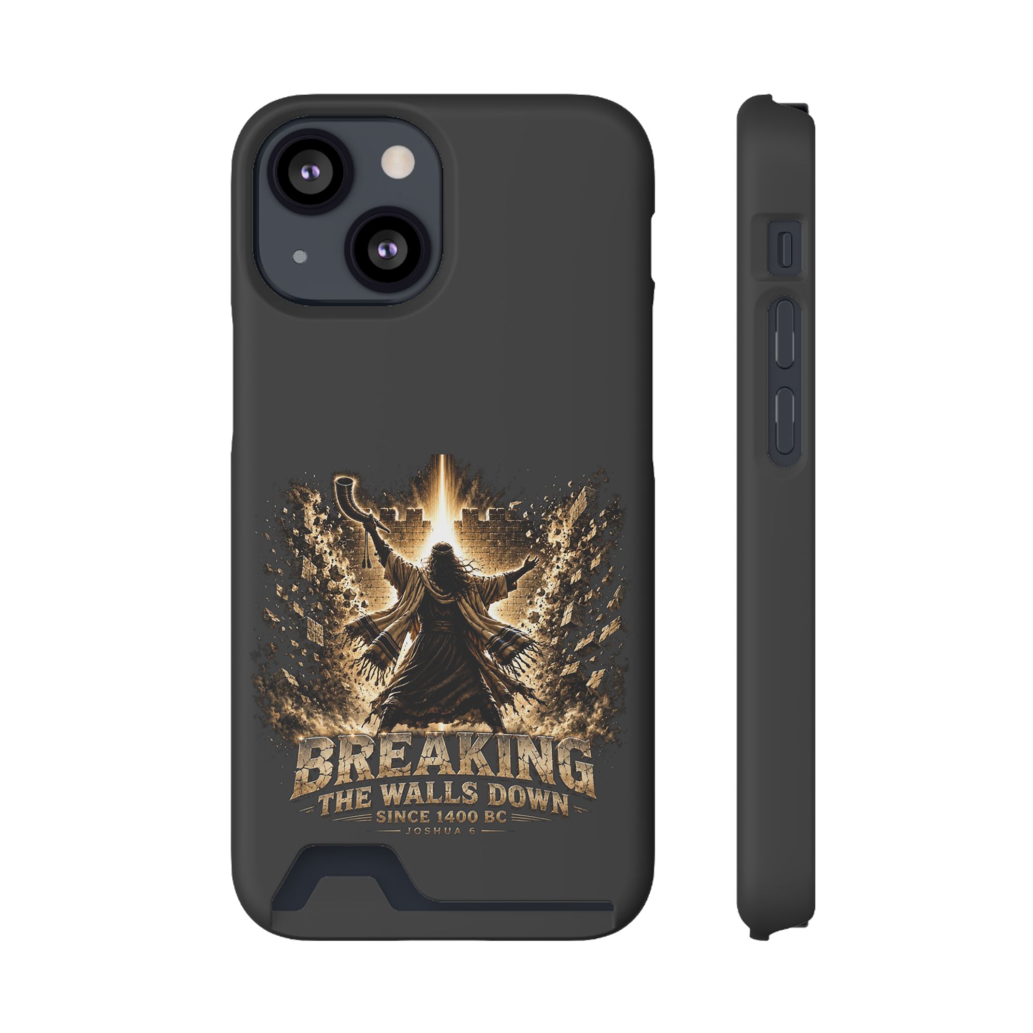 Breaking The Walls Down Phone Case — Joshua 6 × WWE 46 Breaking The Walls Down Phone Case — Joshua 6 × WWE - Image 46