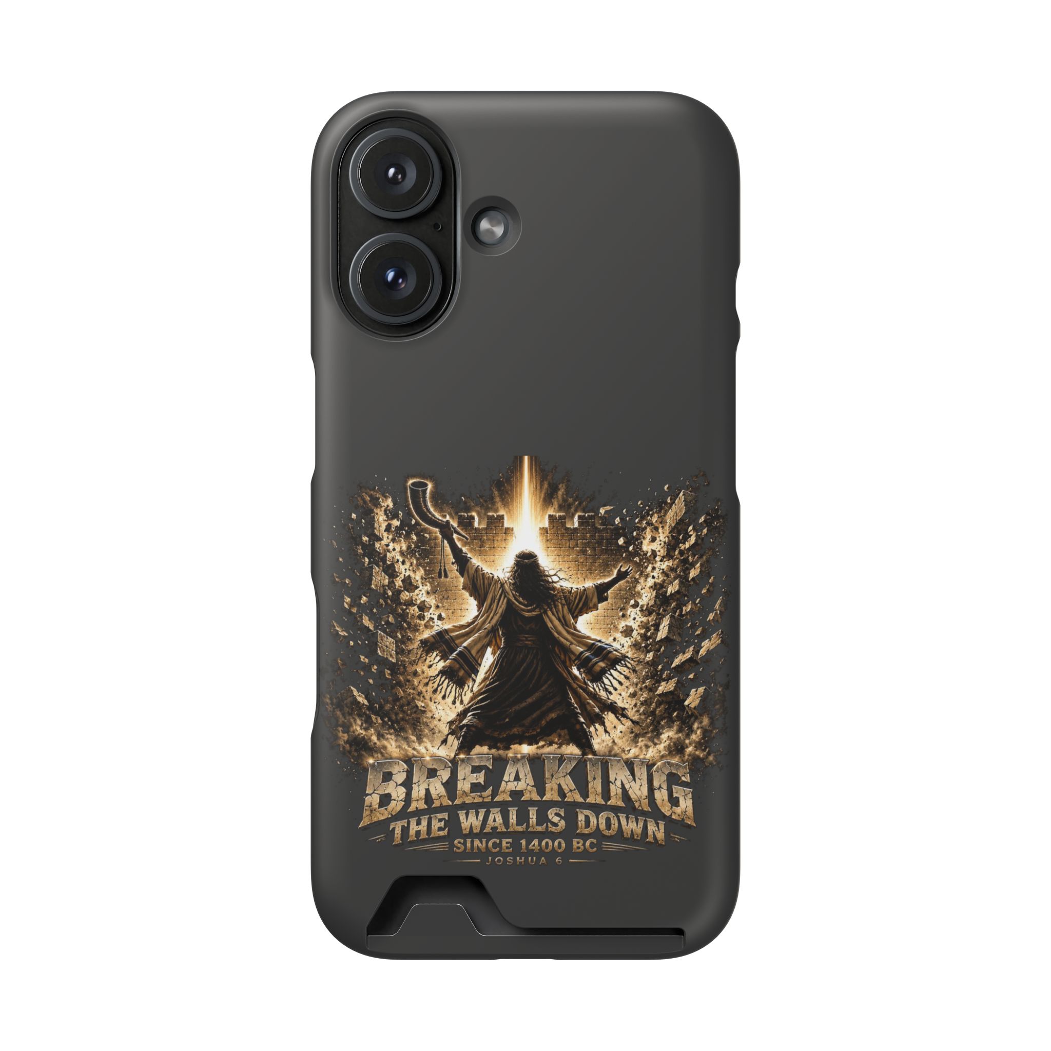 Breaking The Walls Down Phone Case — Joshua 6 × WWE 126 Breaking The Walls Down Phone Case — Joshua 6 × WWE - Image 126