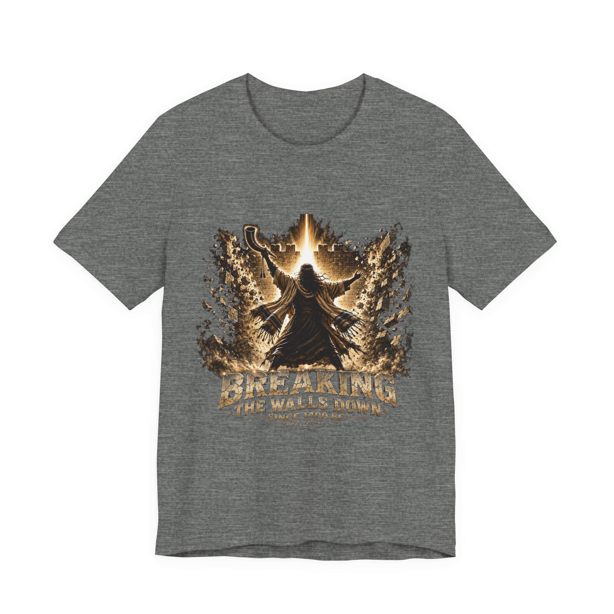 Breaking The Walls Down Tee — Joshua 6 × WWE 5 Breaking The Walls Down Tee — Joshua 6 × WWE - Image 5