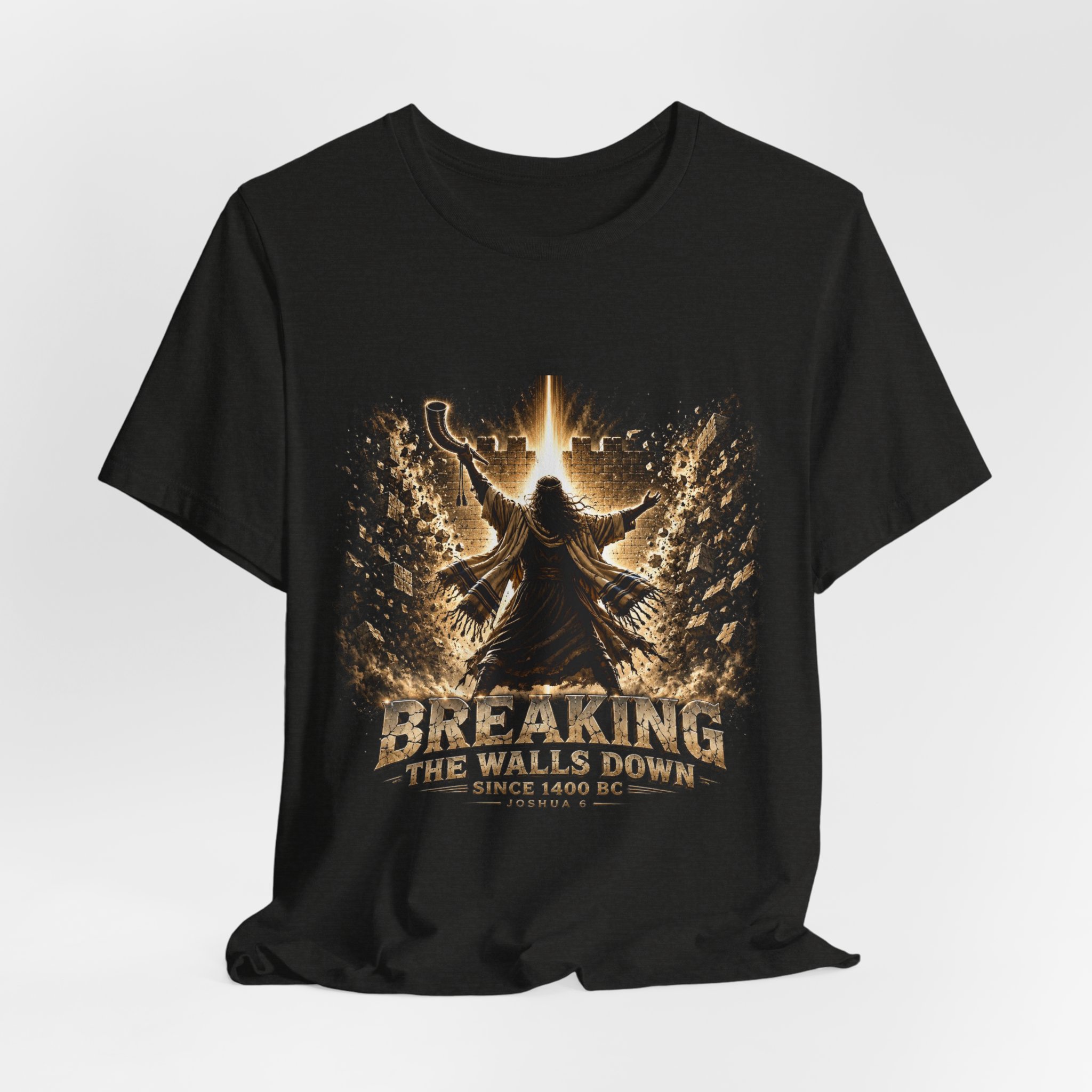 Breaking The Walls Down Tee — Joshua 6 × WWE 20 Breaking The Walls Down Tee — Joshua 6 × WWE - Image 20