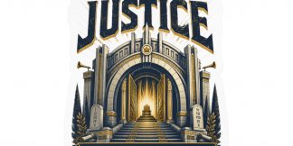 Hall of Justice Sticker — 1 Kings 7:7 × SuperFriends