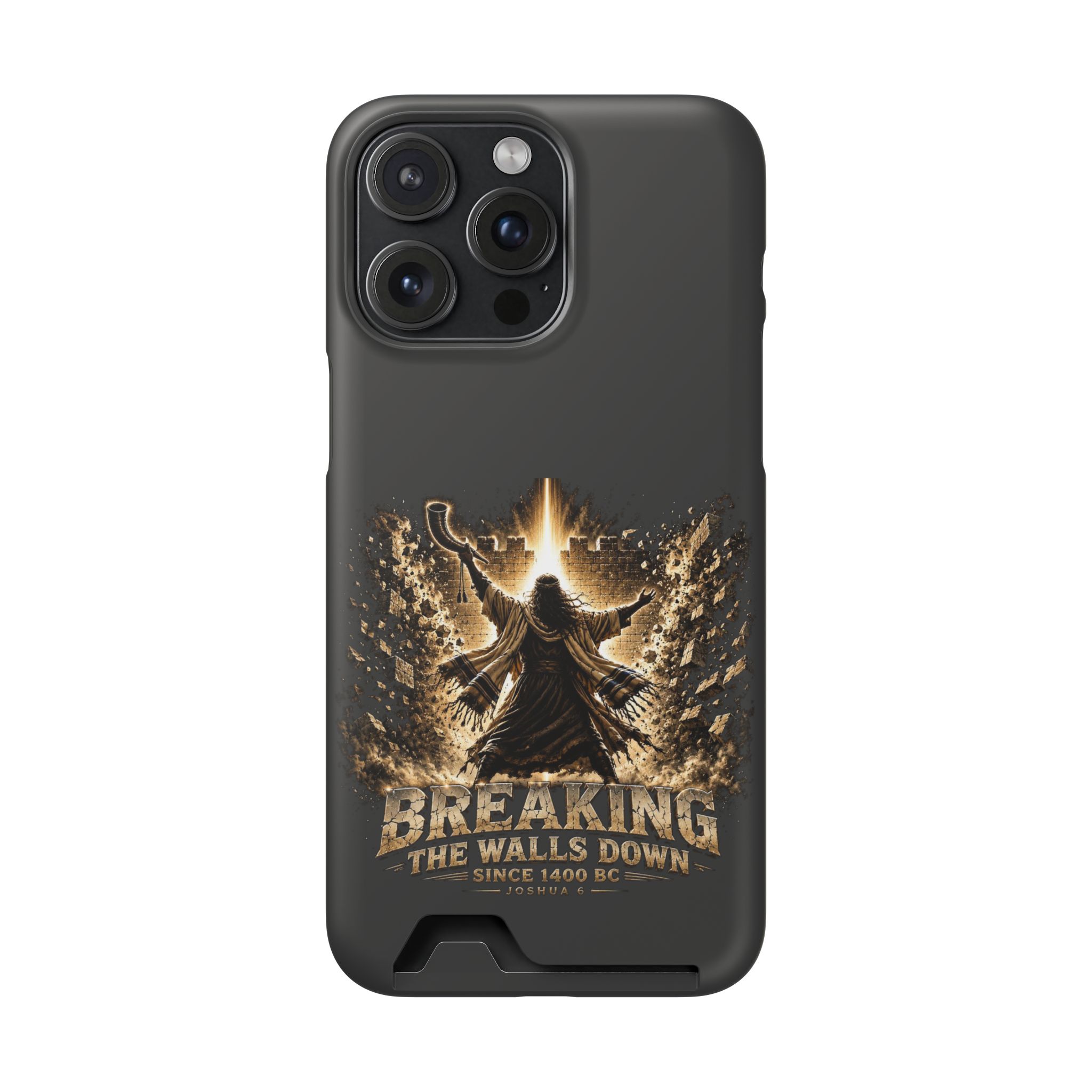 Breaking The Walls Down Phone Case — Joshua 6 × WWE 124 Breaking The Walls Down Phone Case — Joshua 6 × WWE - Image 124
