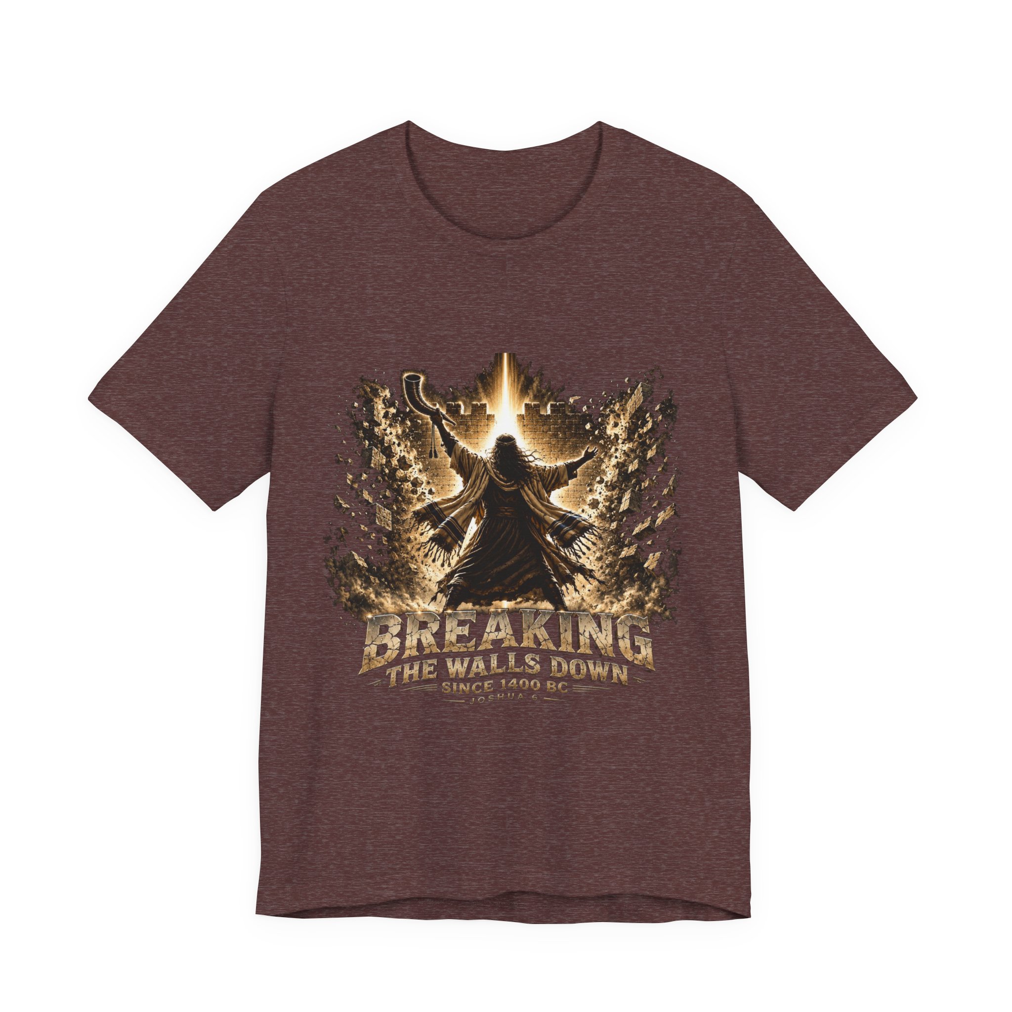Breaking The Walls Down Tee — Joshua 6 × WWE 41 Breaking The Walls Down Tee — Joshua 6 × WWE - Image 41