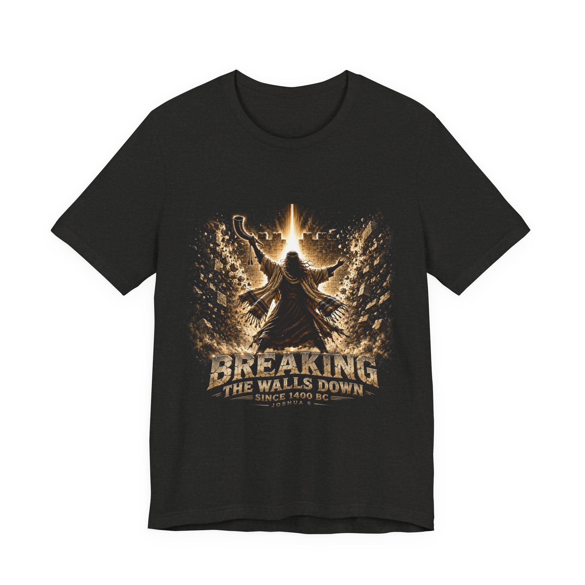 Breaking The Walls Down Tee — Joshua 6 × WWE 17 Breaking The Walls Down Tee — Joshua 6 × WWE - Image 17