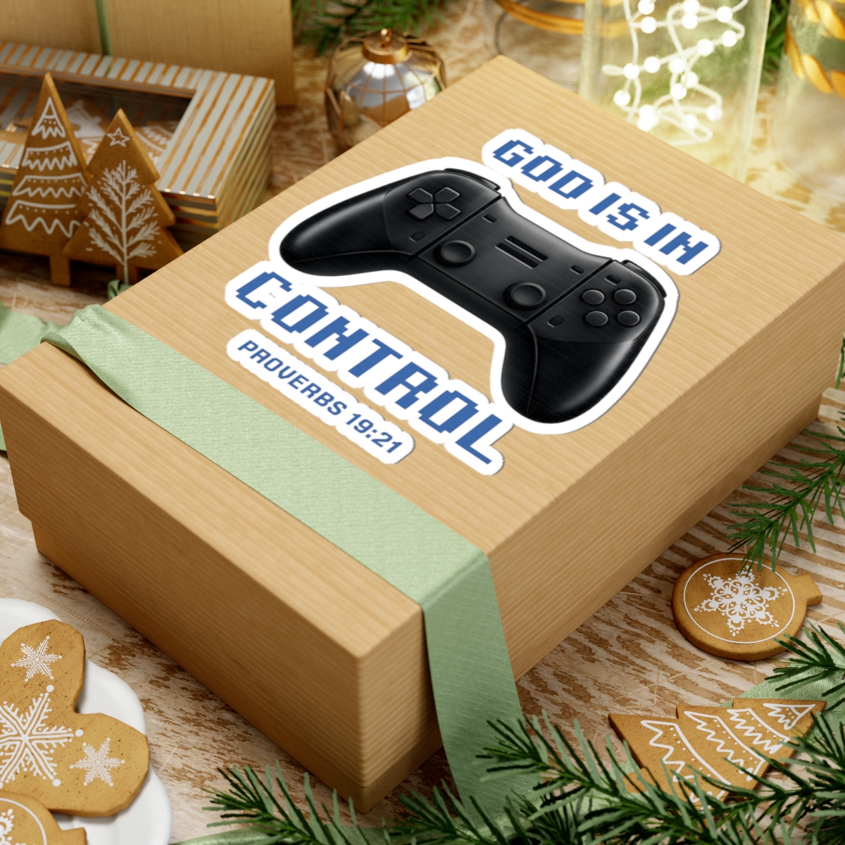God Is In Control Sticker — Gaming × Proverbs 19:21 9 God Is In Control Sticker — Gaming × Proverbs 19:21 - Image 9