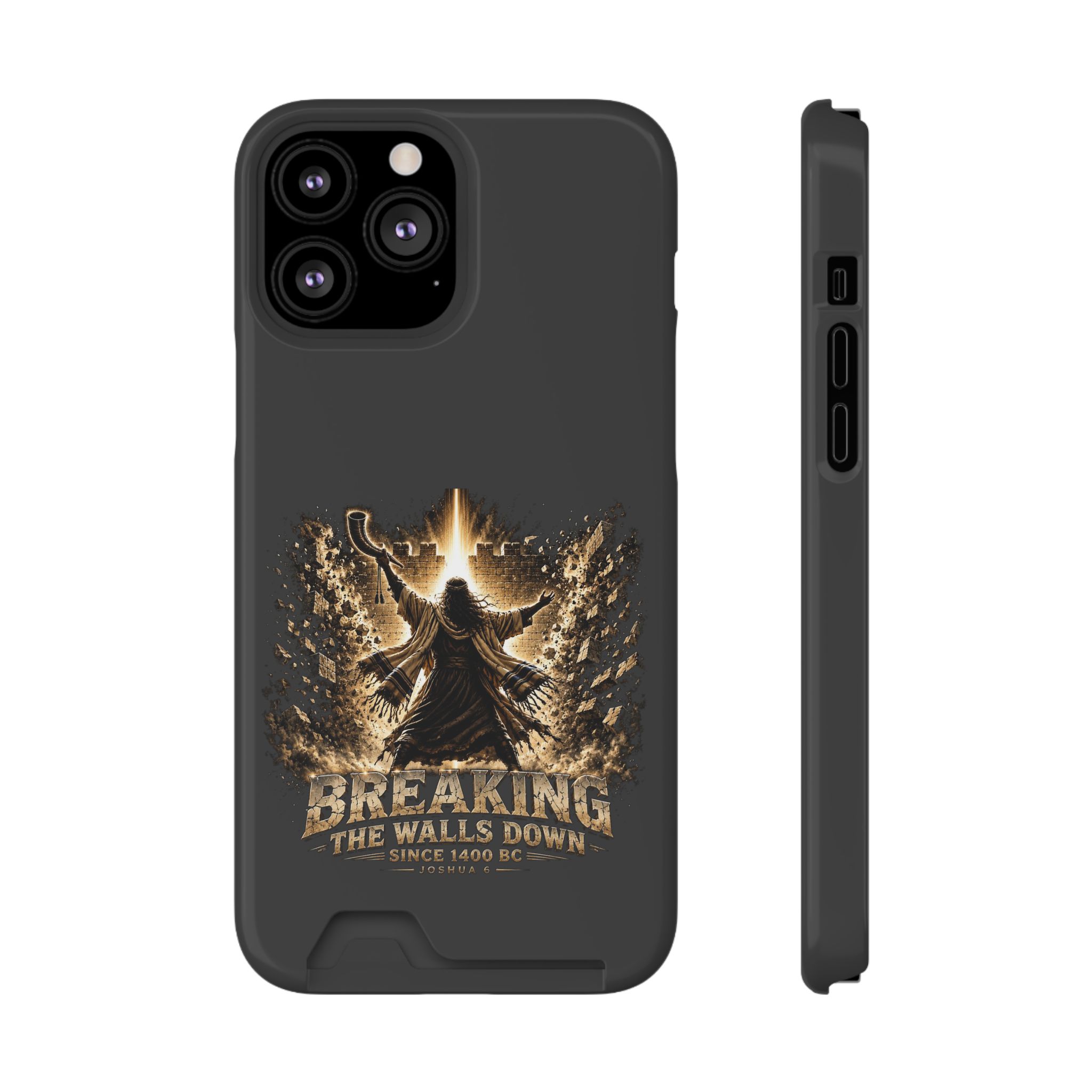 Breaking The Walls Down Phone Case — Joshua 6 × WWE 61 Breaking The Walls Down Phone Case — Joshua 6 × WWE - Image 61